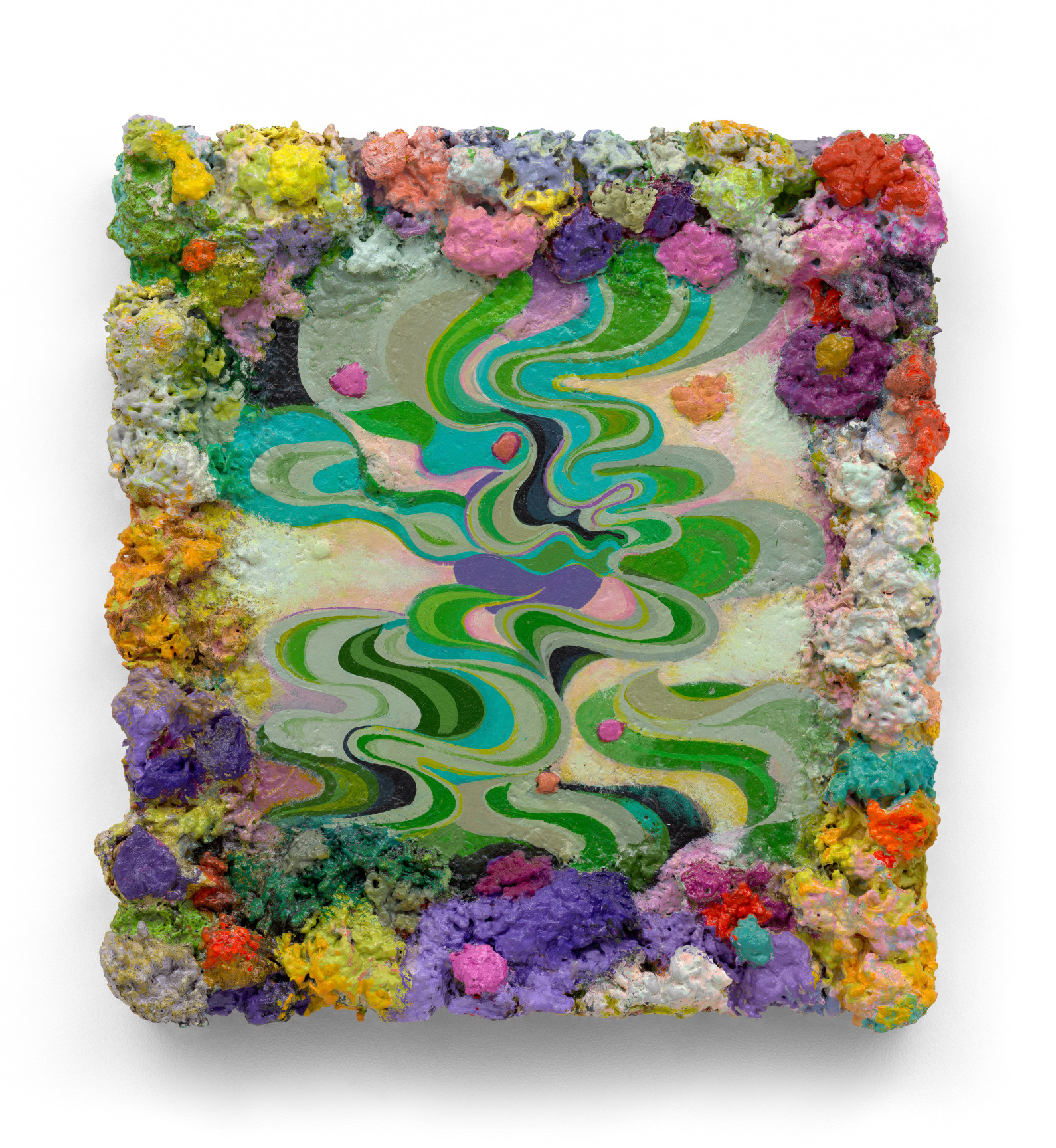 Low Memory (Find Spot Version), 2023, Oil on panel,