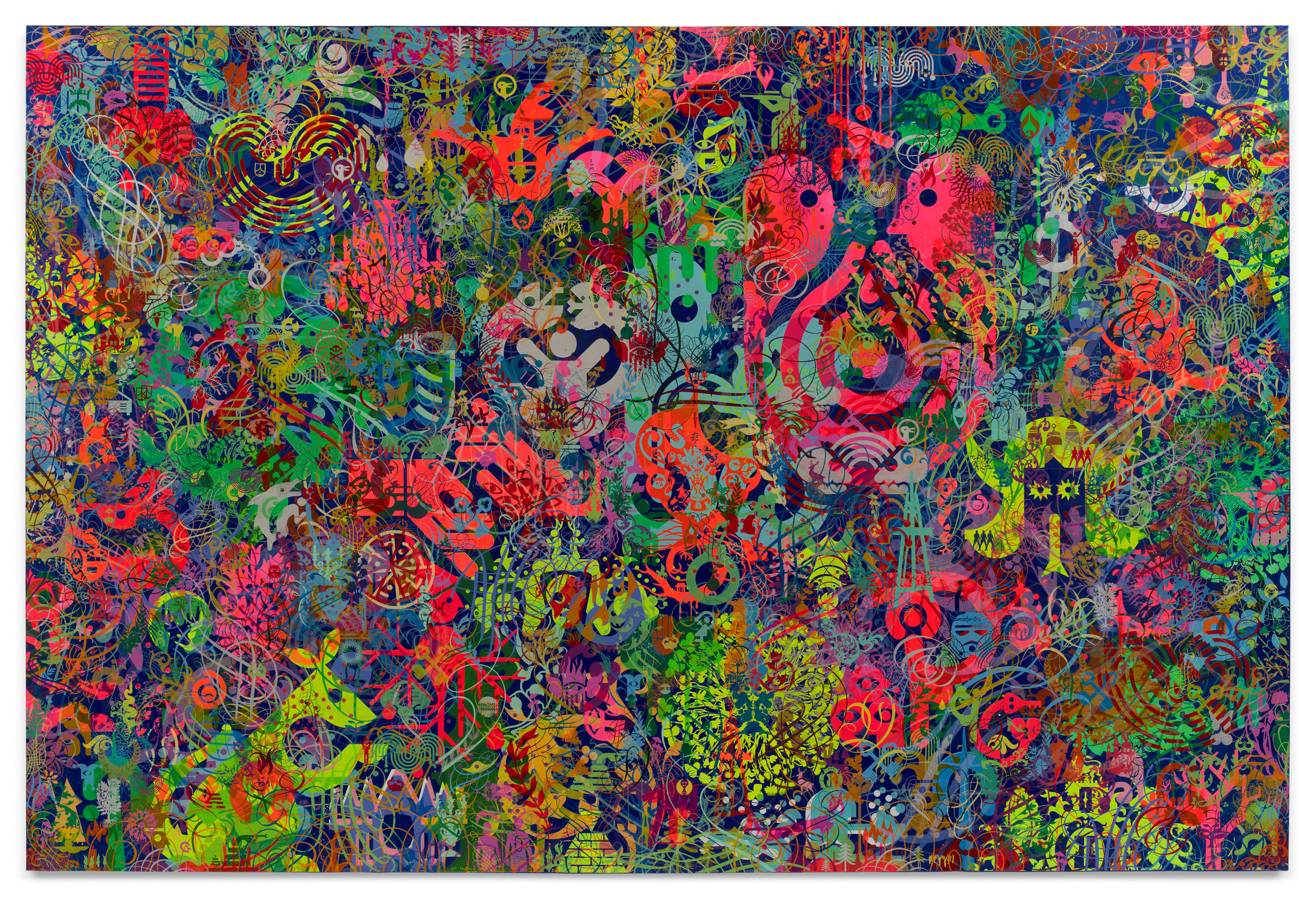 Only a Thief Thinks Everybody Steals, 2008, Acrylic on canvas,