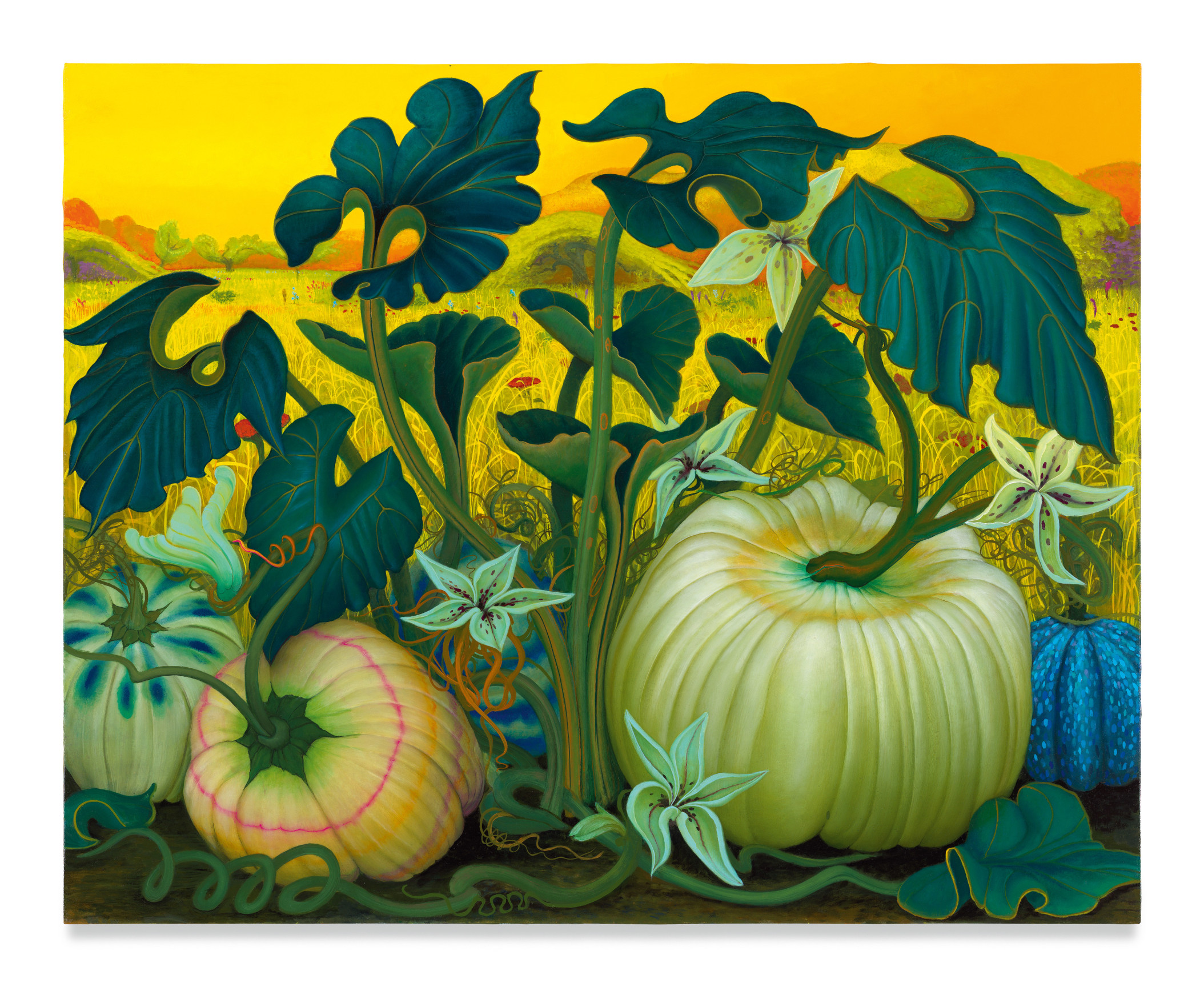 Earth Candy, 2022, Enamel on canvas, 40 x 50 inches, 101.6 x 127 cm, MMG#35027