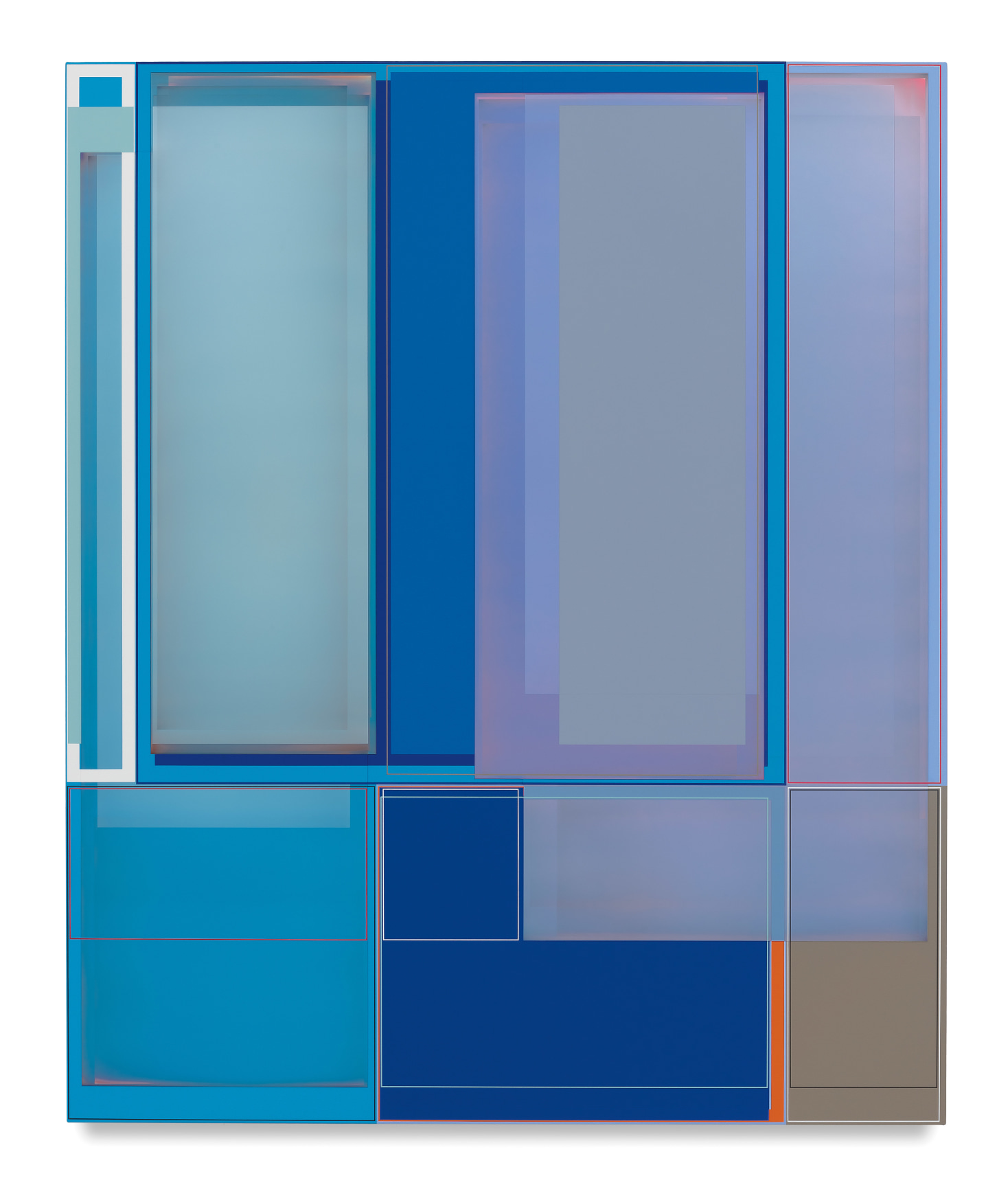 On the Bay, 2016, Acrylic on canvas, 59 x 49 inches, 149.9 x 124.5 cm, MMG#28426