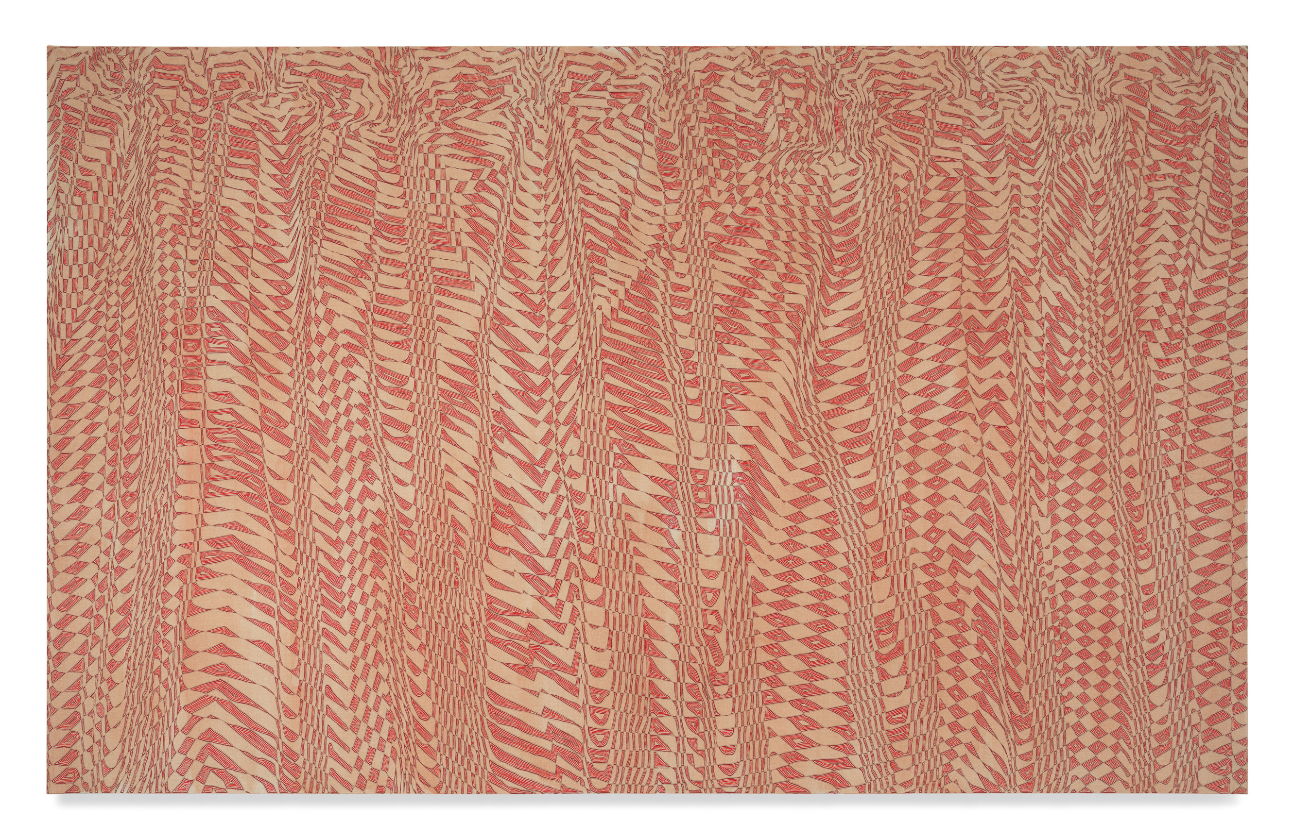 Trectiuff, 2020, Graphite and acrylic on linen, 75 x 120 inches, 190.5 x 304.8 cm, MMG#33973