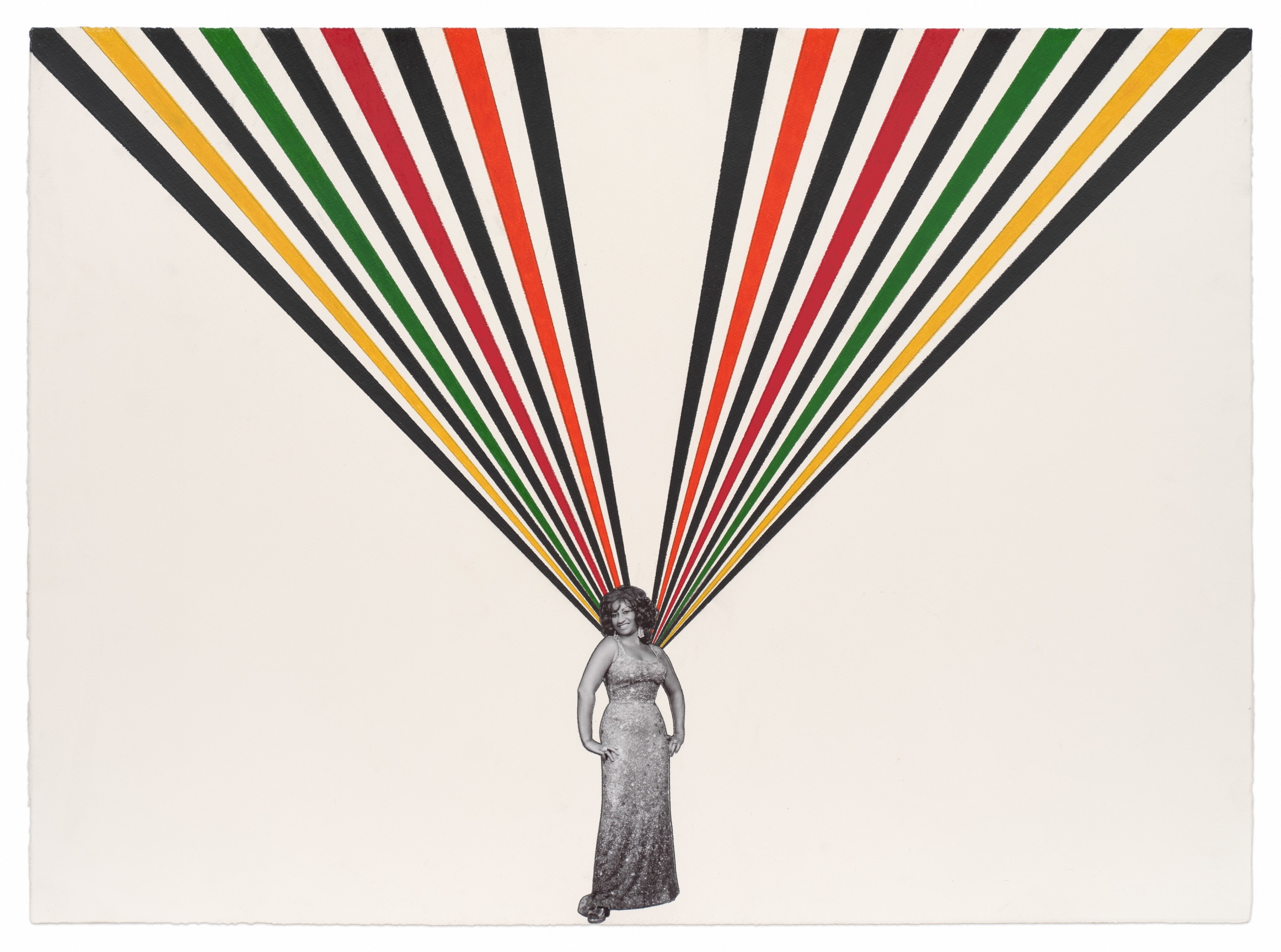 Celia #2, 2024, Colored pencil and photograph collage on paper, 22 x 30 inches, 55.9 x 76.2 cm,&nbsp;MMG#36561