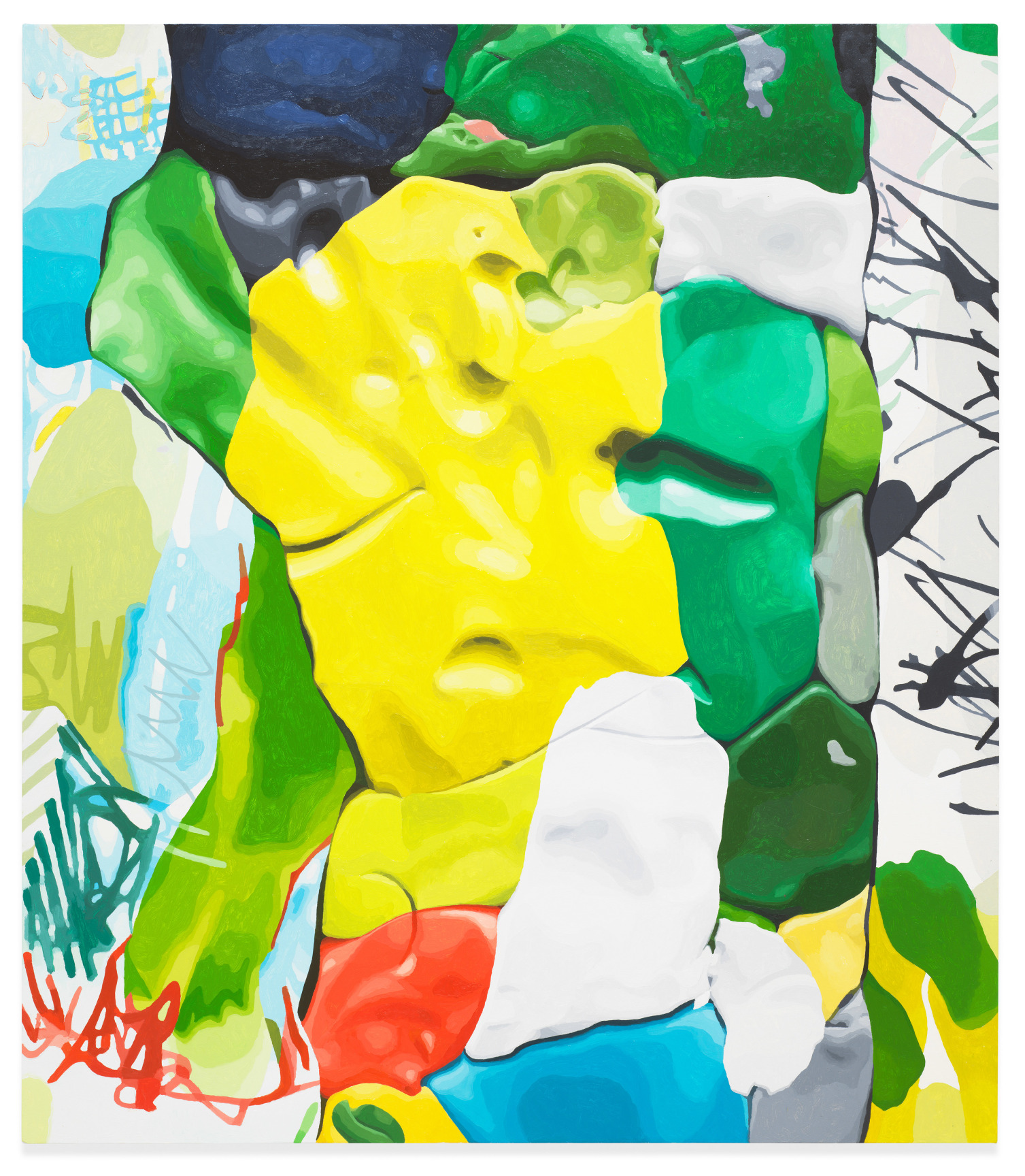 Untitled, 2022, Oil on canvas, 46 x 40 inches, 116.8 x 101.6 cm, MMG#34566