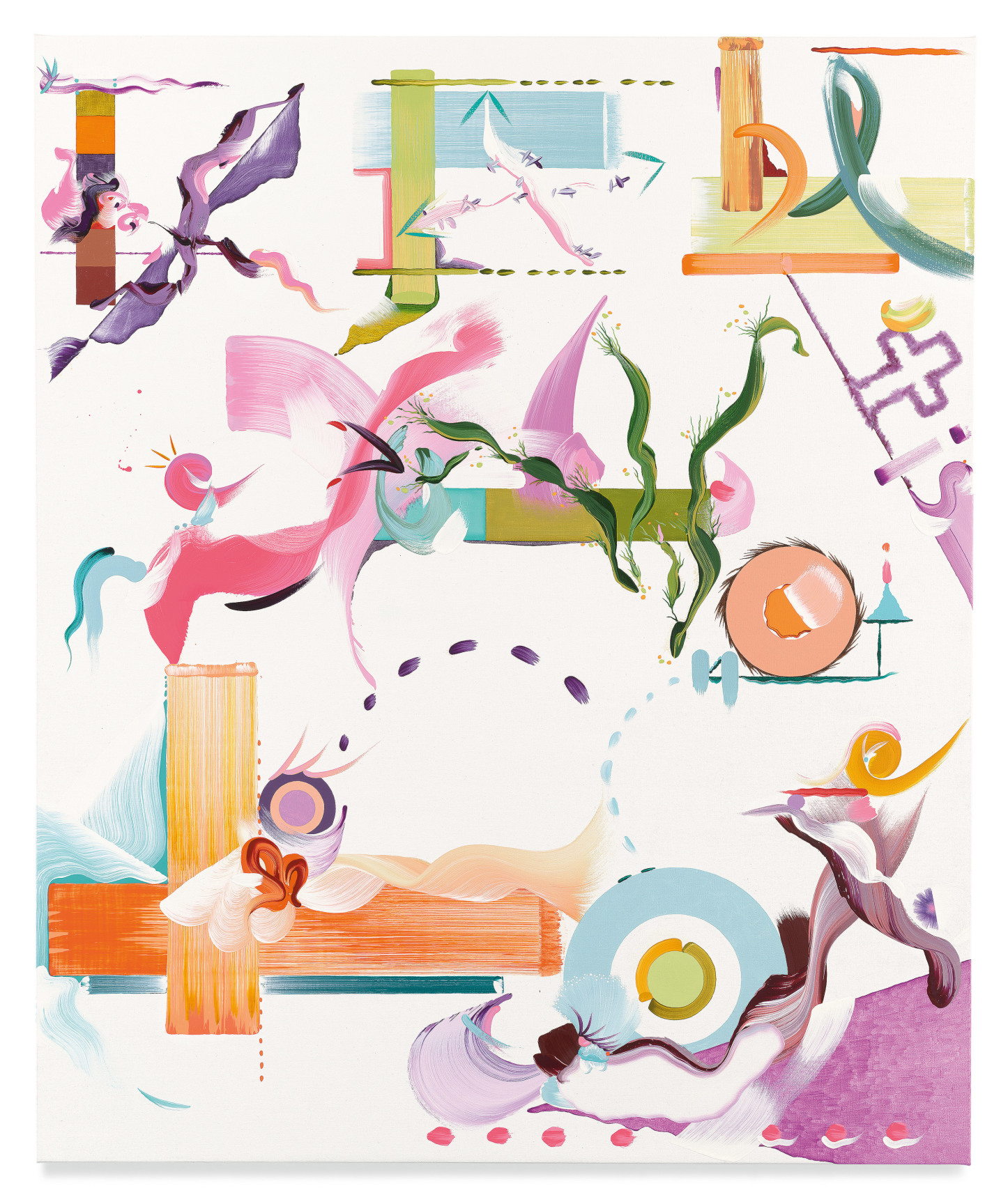 If it be now, &#039;tis not to come, 2022, Oil and acrylic on linen, 60 x 50 inches, 152.4 x 127 cm, MMG#34586