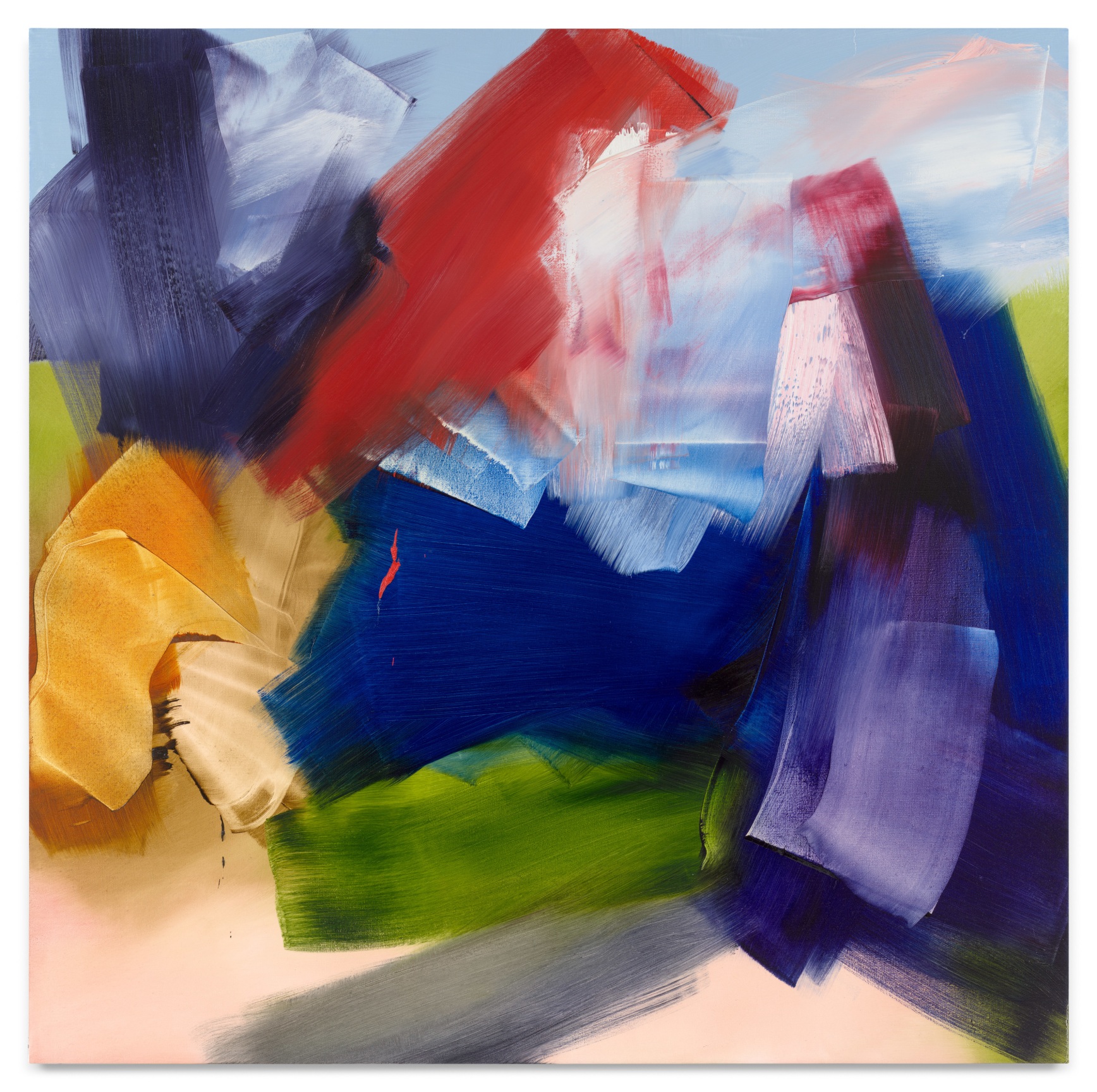 Cornbury, 2023, Oil on linen, 60 x 60 inches, 152.4 x 152.4 cm, MMG#35727