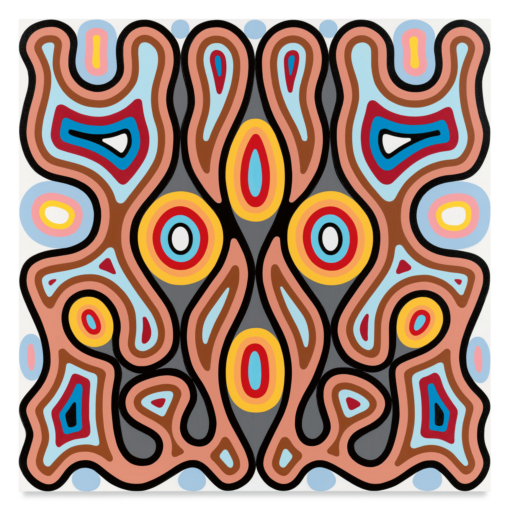 Hello Darkness, 2022, Oil on canvas, 40 x 40 inches, 101.6 x 101.6 cm, MMG#34764