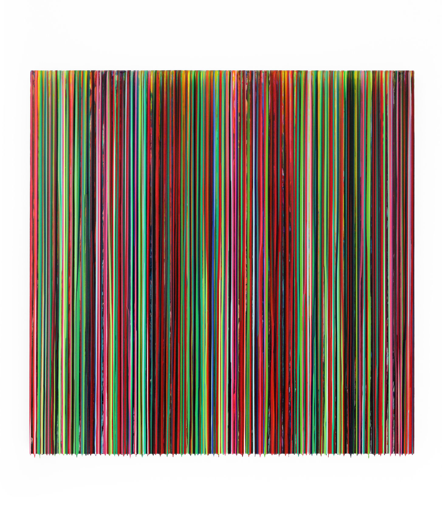 &quot;THISISTHEPLACEWHEREIDON&#039;TFEELALONE,&quot; 2012, Watercolors, pigments and epoxy resin on wood, 84 x 84 inches, 213.4 x 213.4 cm, A/Y#20428