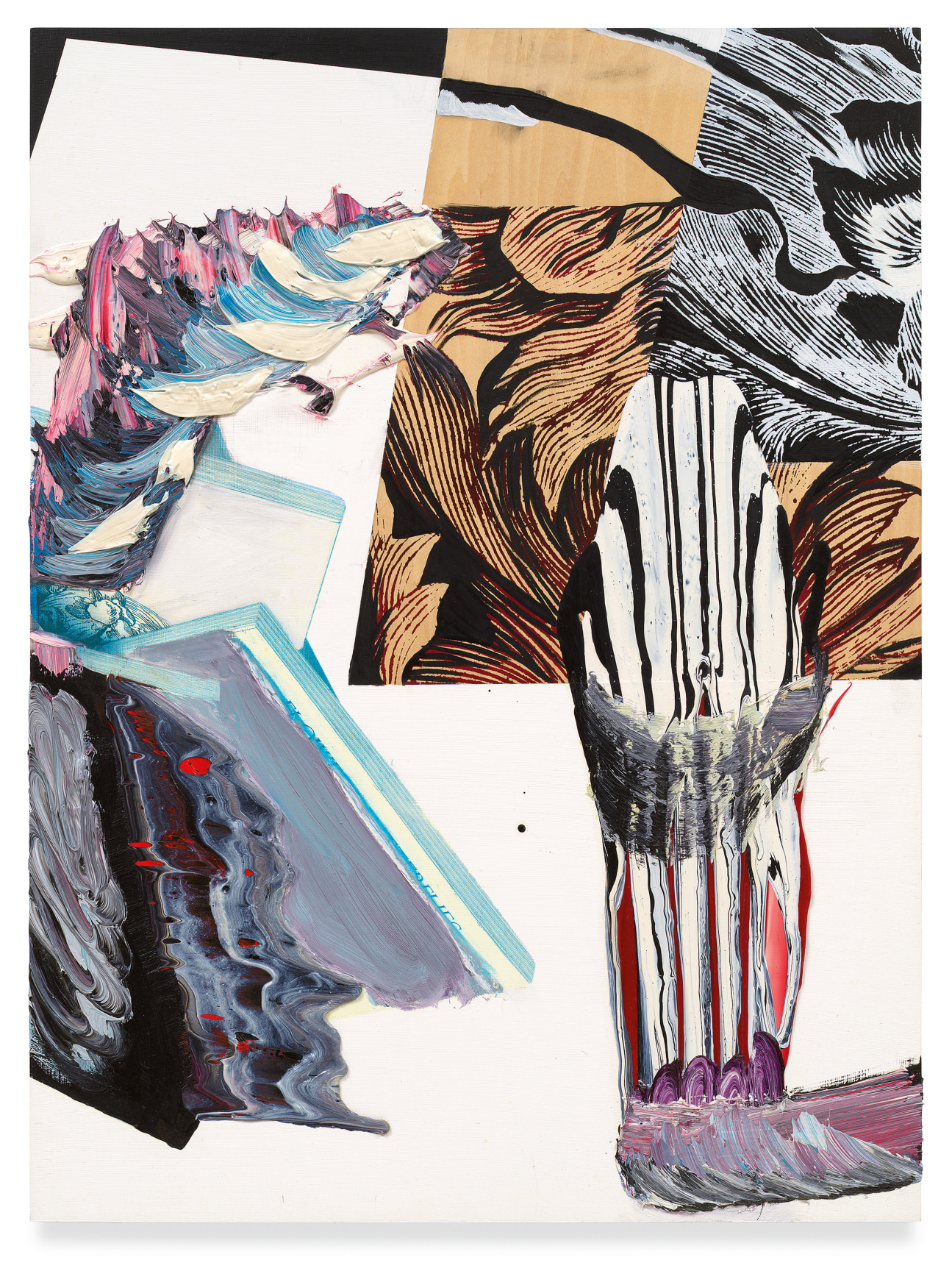 tann, 2006, Oil and silkscreen on wood, 31 1/2 x 23 5/8 inches, 80 x 60 cm,&nbsp;MMG#35752