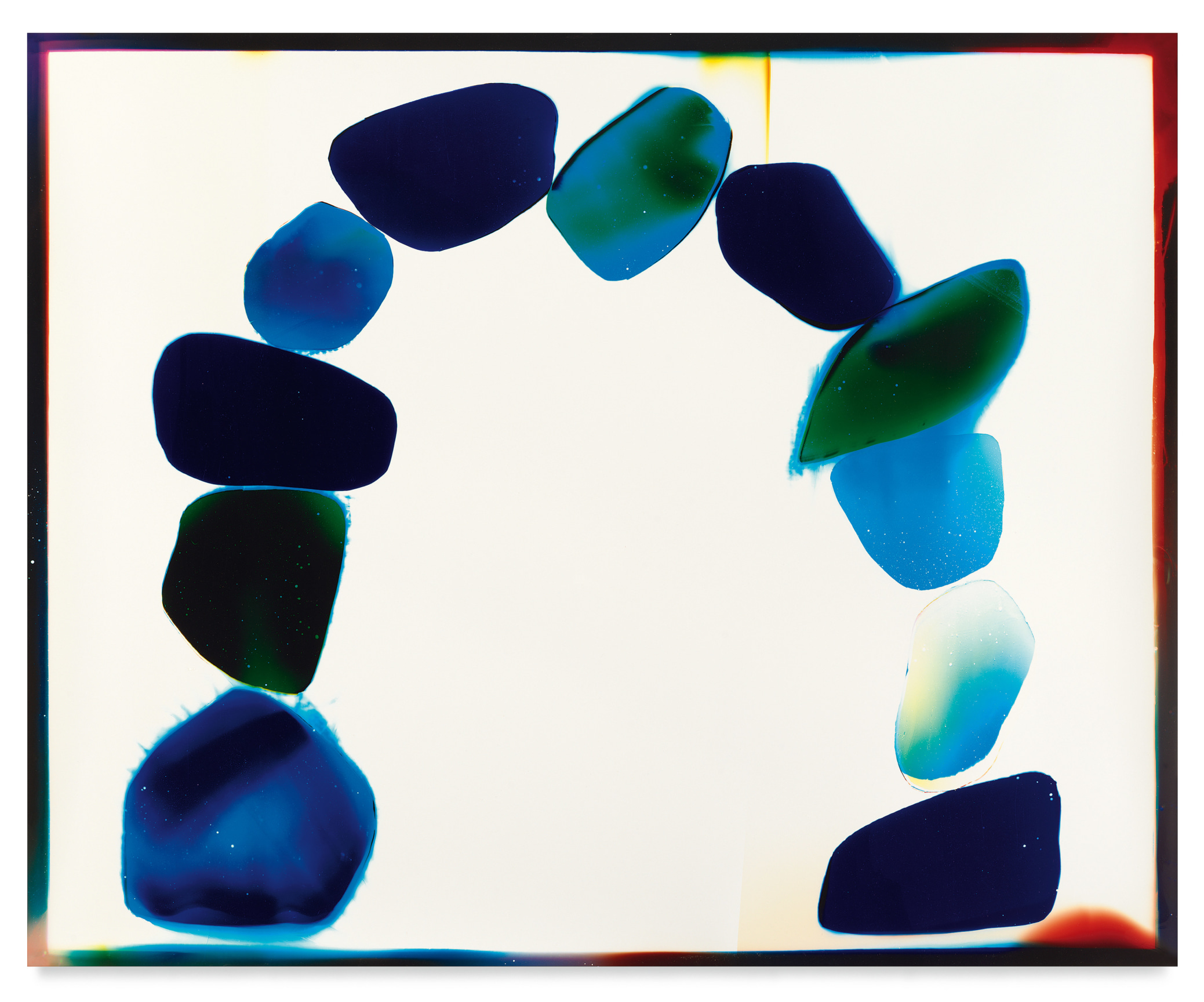 Water Stone Arch, 2020, Analog Chromogenic Photogram, on Fujiflex, Unique, 50 x 62 inches, 127 x 157.5 cm, MMG#34578