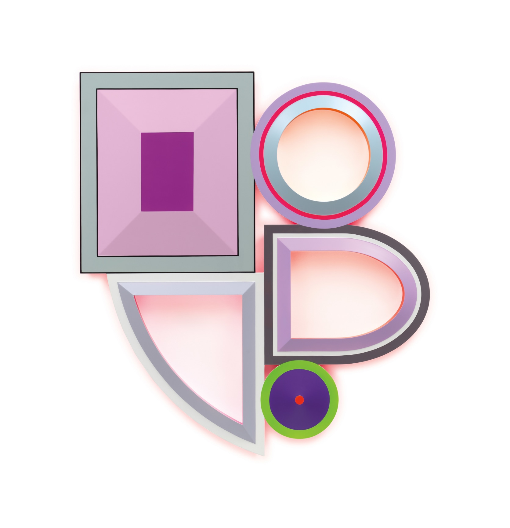 Untitled (Osteoporosis, Abortion, Depression, Anxiety, Birth Control), 2023, Urethane paint on wood,