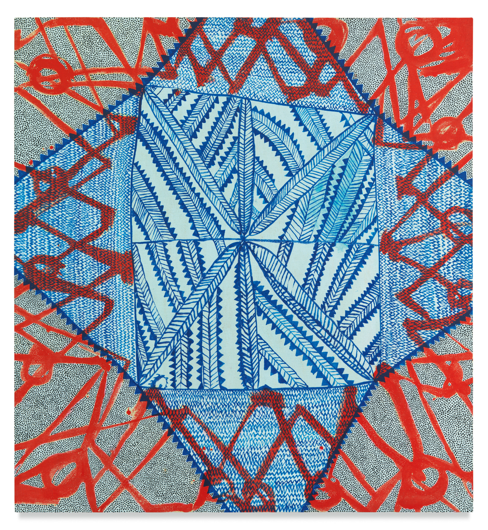 untitled #1131, 2019, Acrylic on linen over panel, 41 x 38 inches, 104.1 x 96.5 cm,&nbsp;MMG#31874