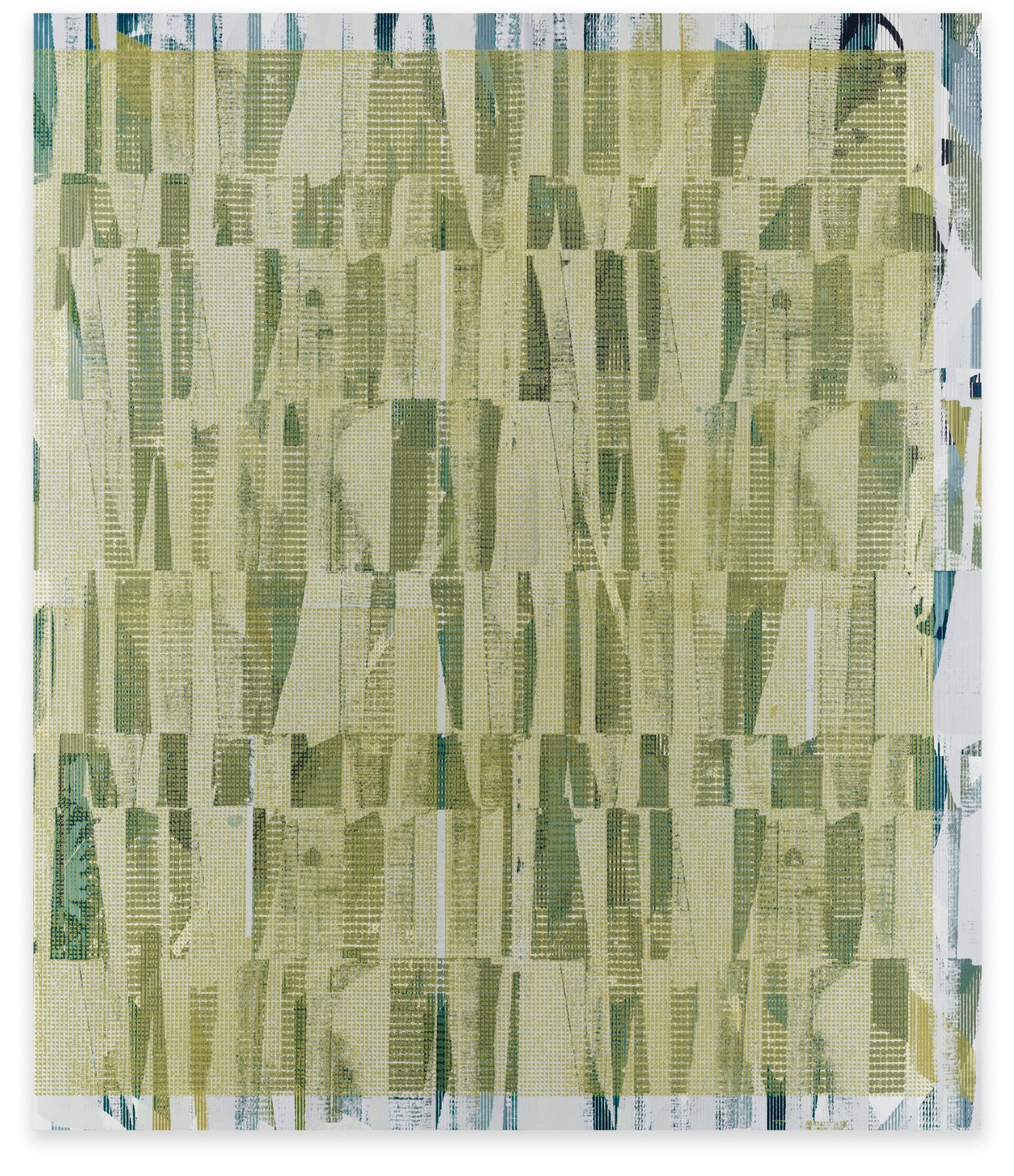 Aggregate 2 (clot), 2023, Acrylic on canvas over panel, 80 x 68 inches, 203.2 x 172.7 cm, MMG#35219