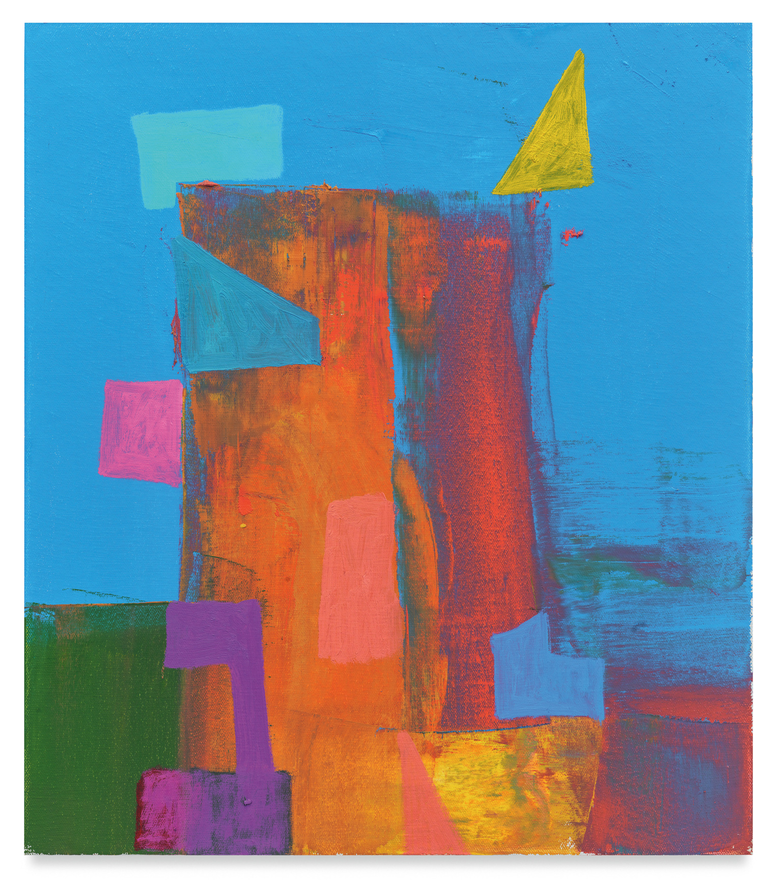 Fox, 2022, Oil on canvas, 16 x 14 inches, 40.6 x 35.6 cm, MMG#34829