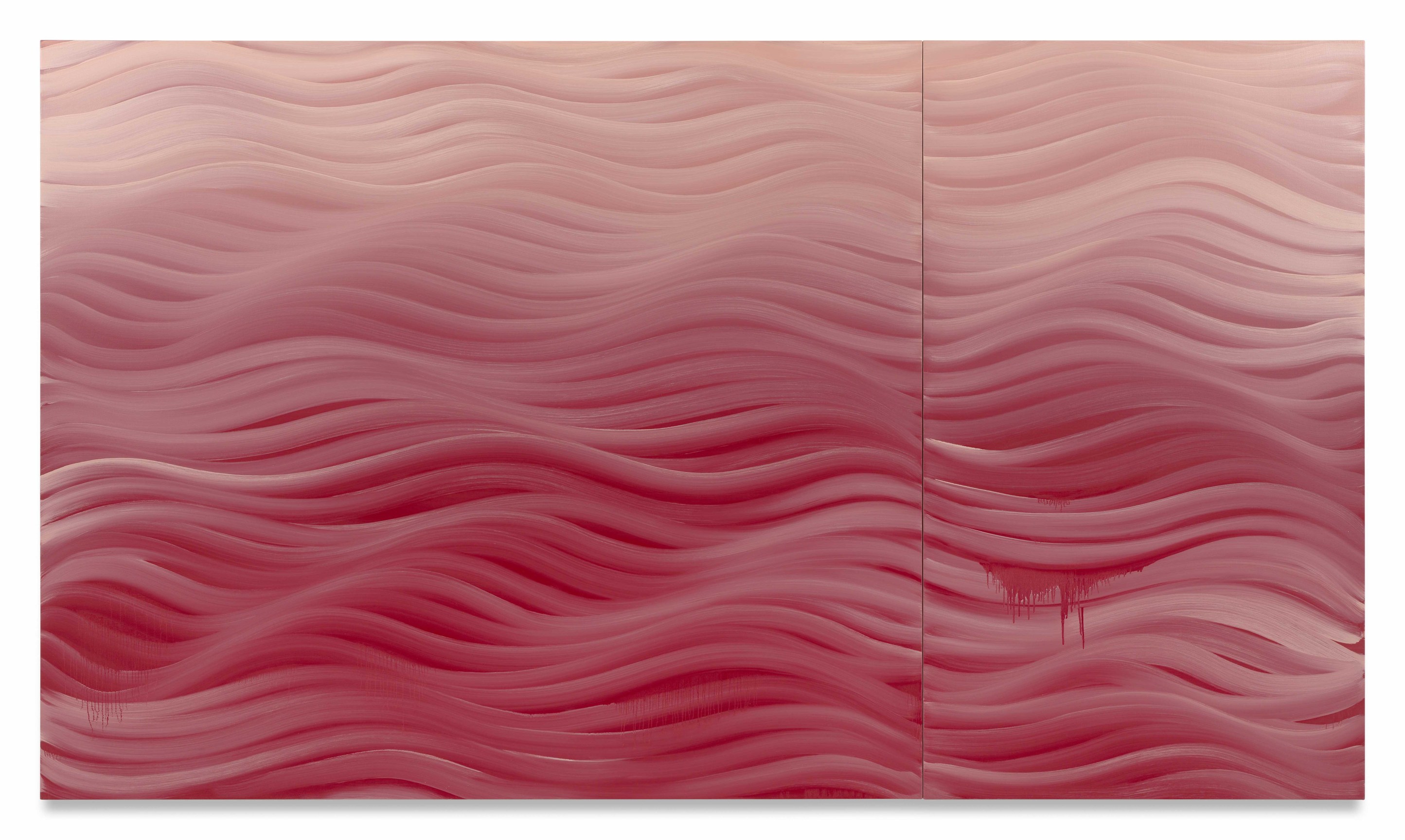 Strange Terrain no. 5, 2025, Oil on linen, 60 x 105 inches, 152.4 x 266.7 cm, MMG#38002