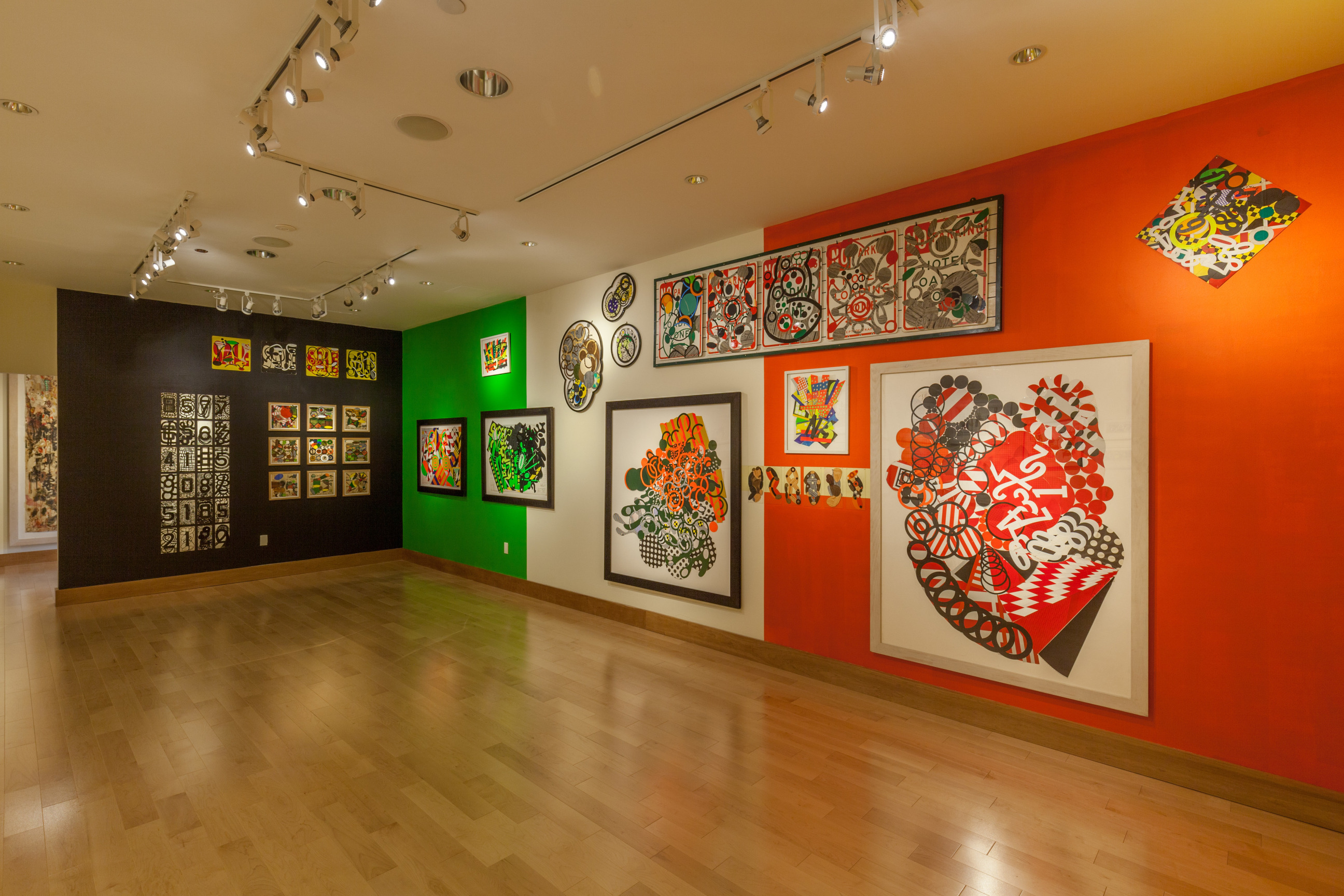 Drawings Thick and Thin, 2016, Installation at Wheaton College, Norton, MA