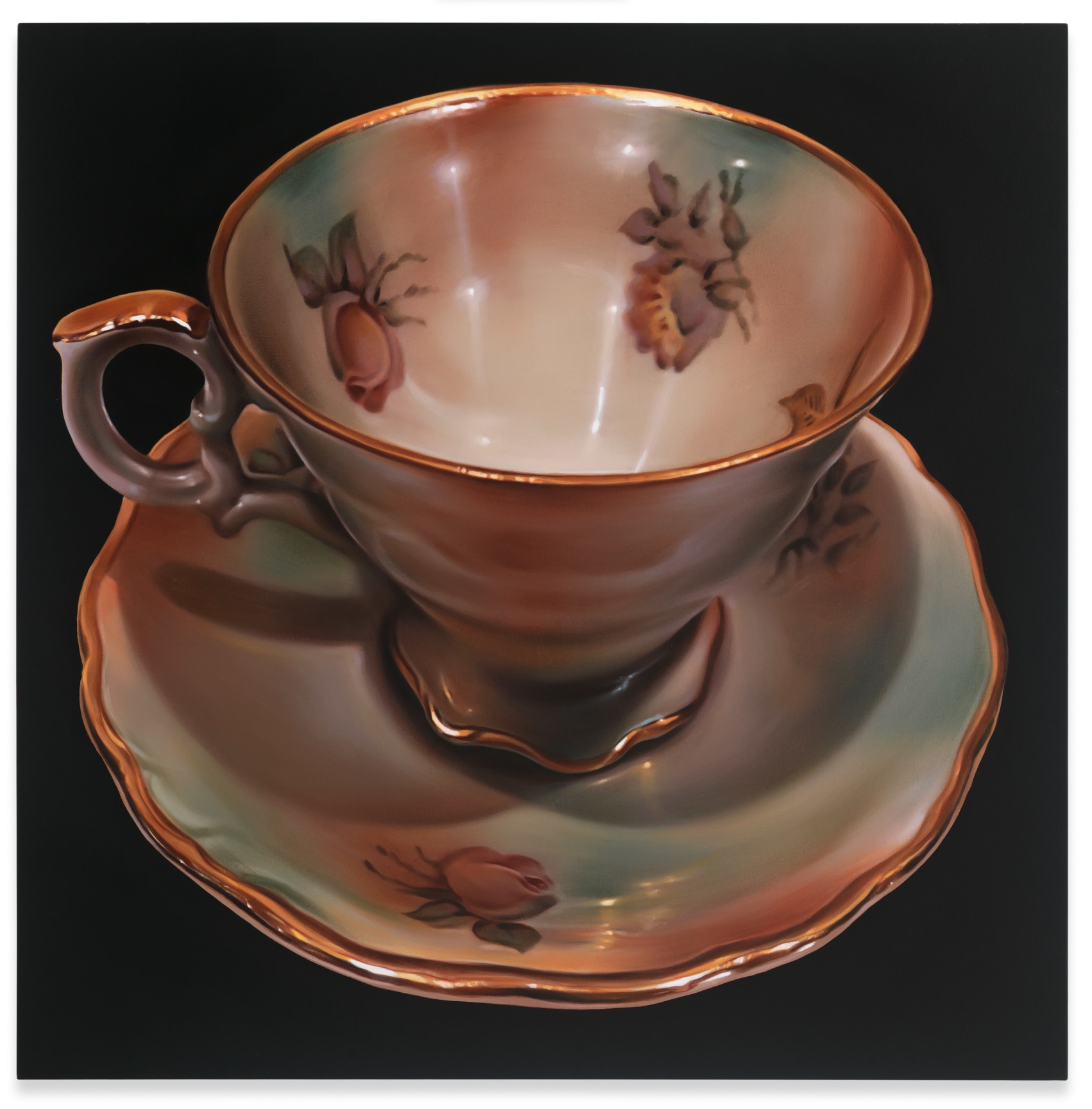 Teacup #26, 2021, Oil on canvas, 60 x 60 inches, 152.4 x 152.4 cm, MMG#33891