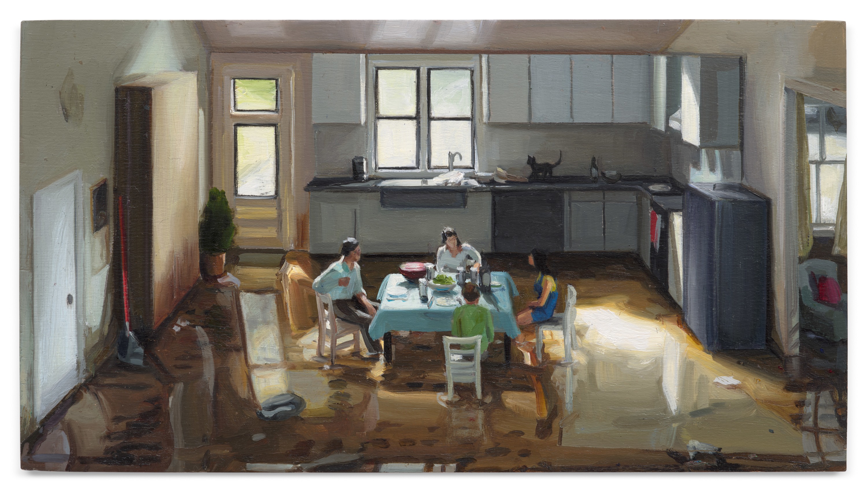 Island, 2023, Oil on panel, 5 x 9 inches, 12.7 x 22.9 cm,&nbsp;MMG#36322