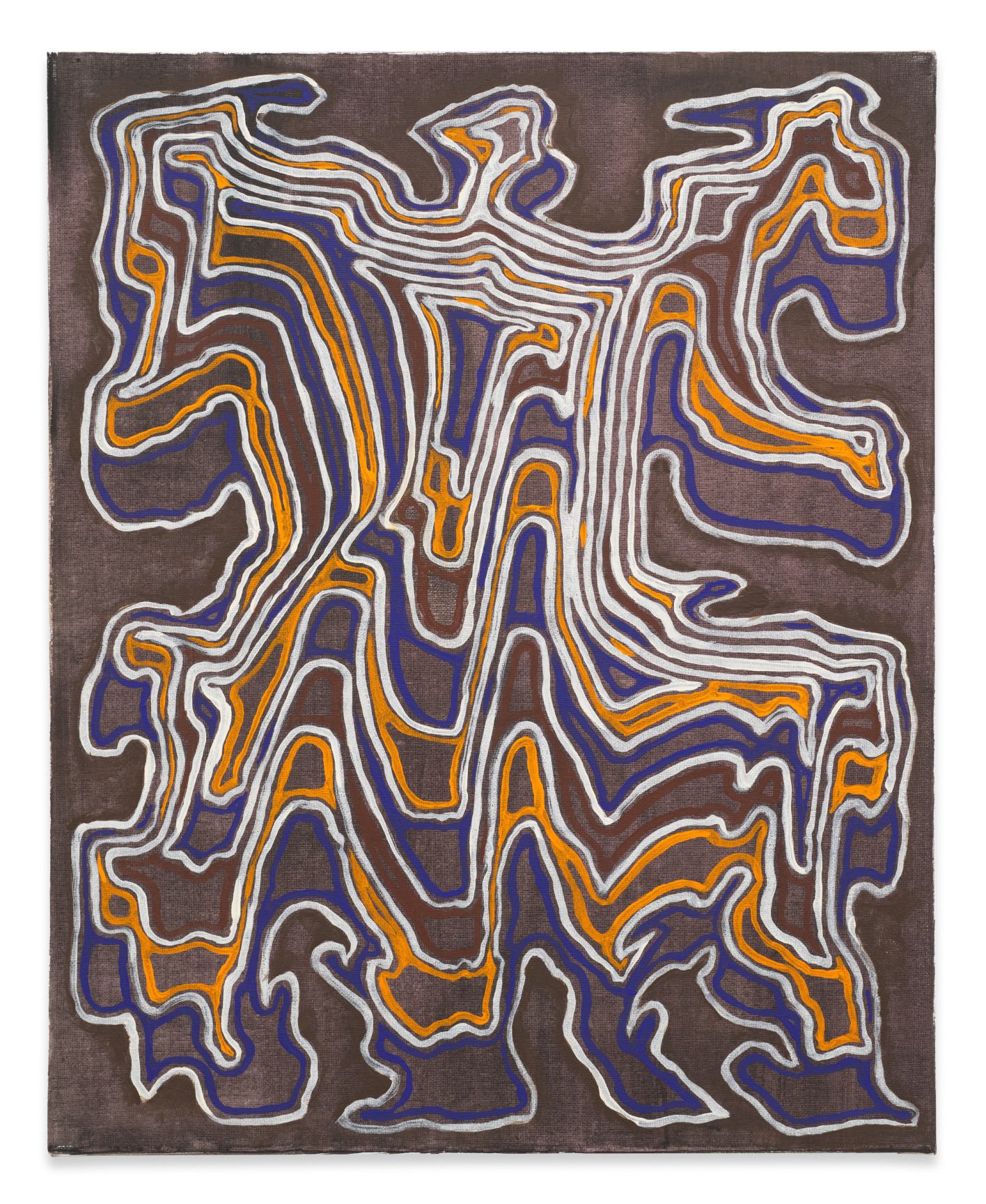 Geared Glomera, 2018, Acrylic on canvas, 20 x 16 inches, 50.8 x 40.6 cm, MMG#34698