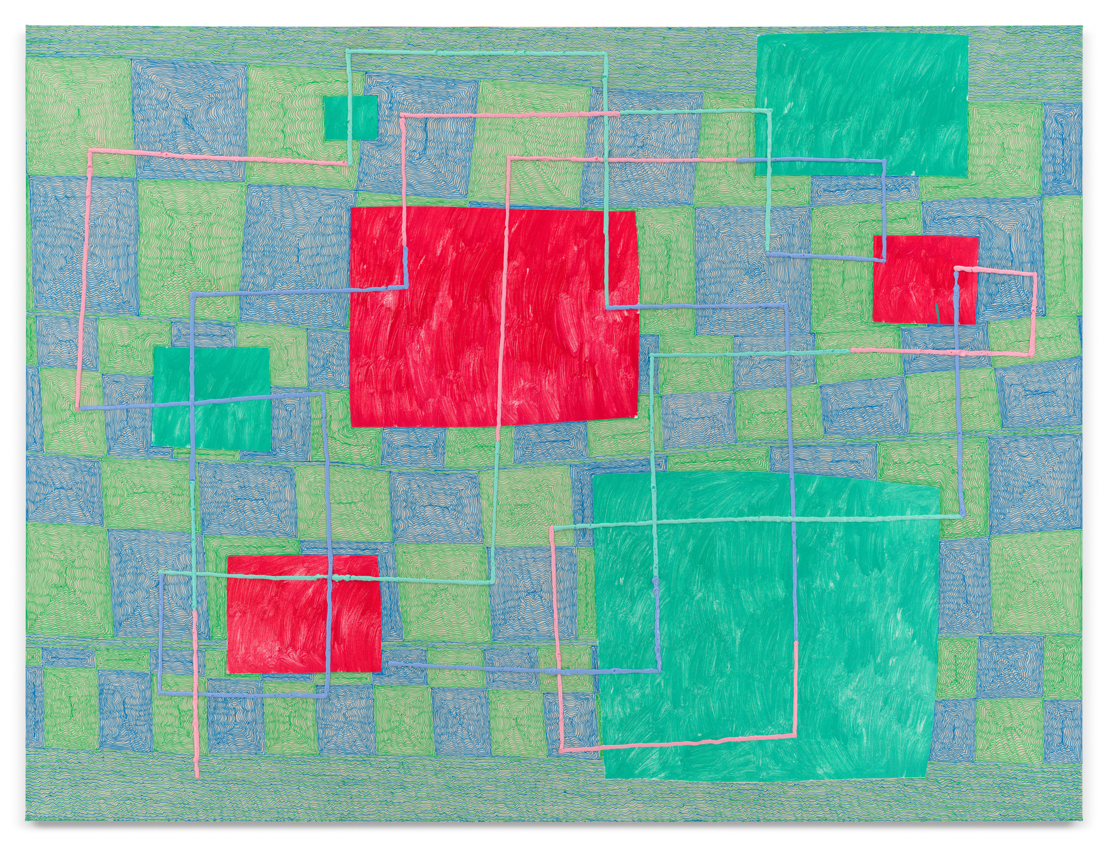 Blue Planet, 2023, Acrylic and oil on canvas, 60 x 80 inches, 152.4 x 203.2 cm,&nbsp;MMG#36055