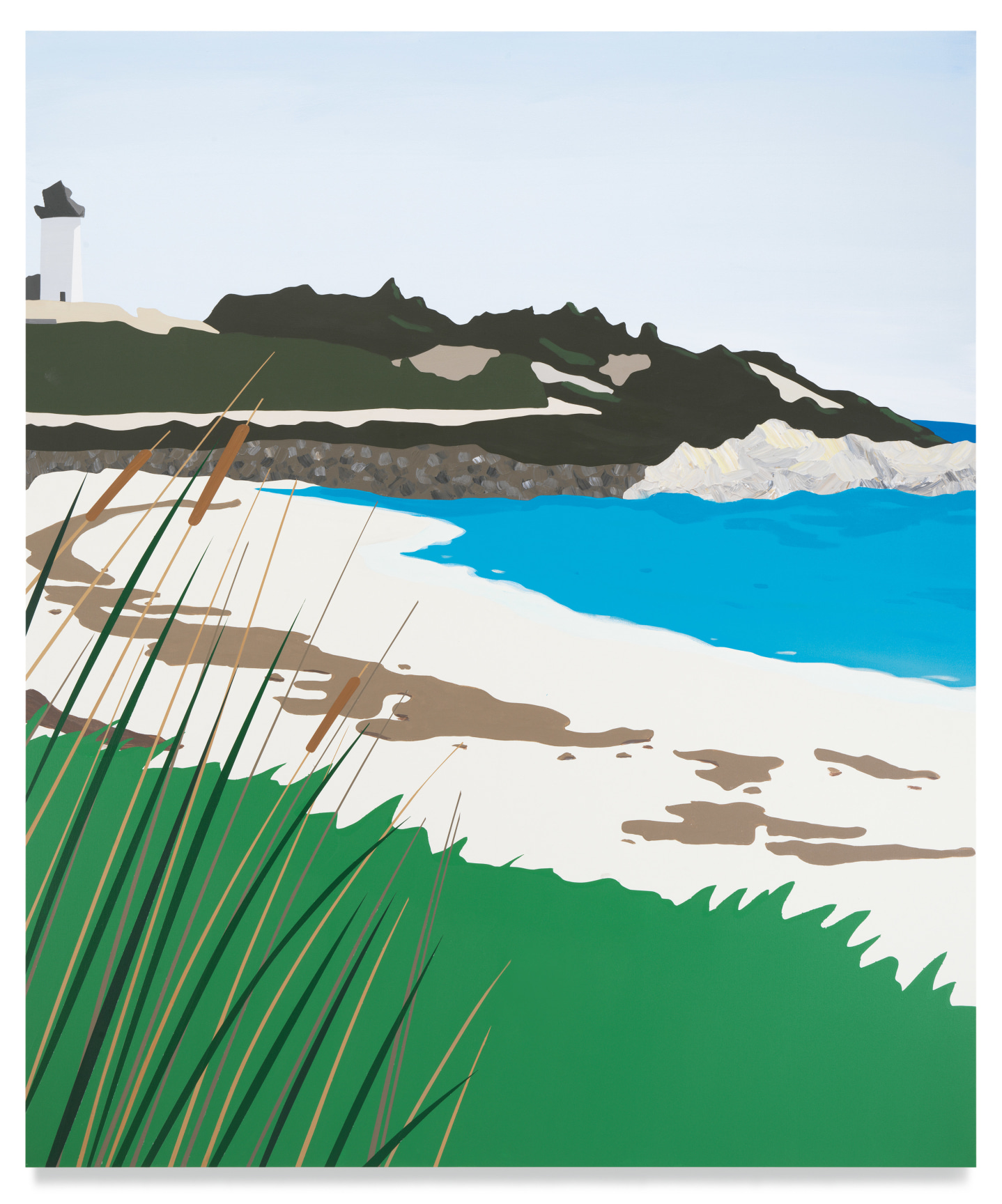 Coastal Escape, 2021, Acrylic on canvas, 74 x 62 inches, 188 x 157.5 cm, MMG#33949