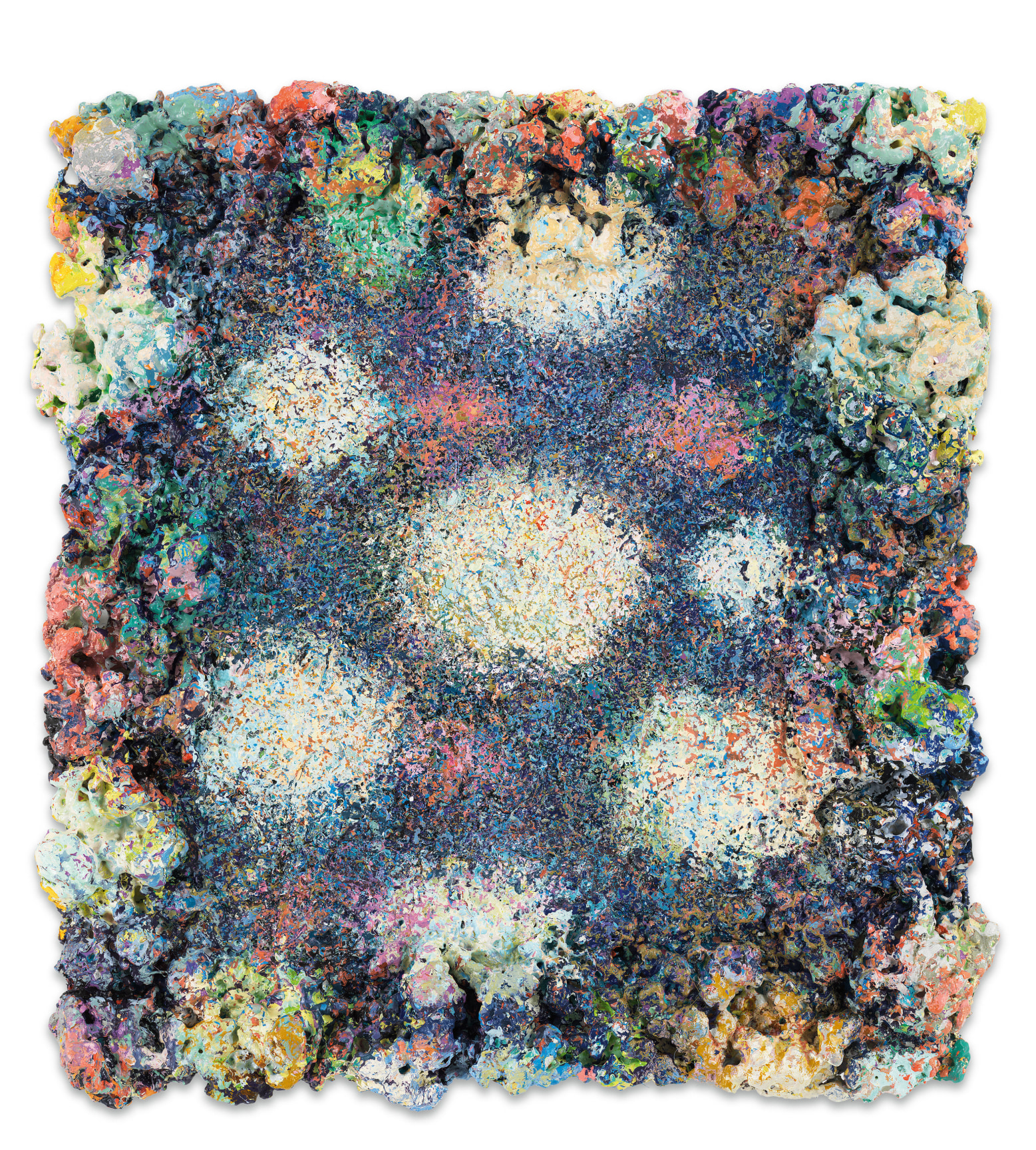 DeepDrippings (International Hiss Version), 2019, Oil on board,