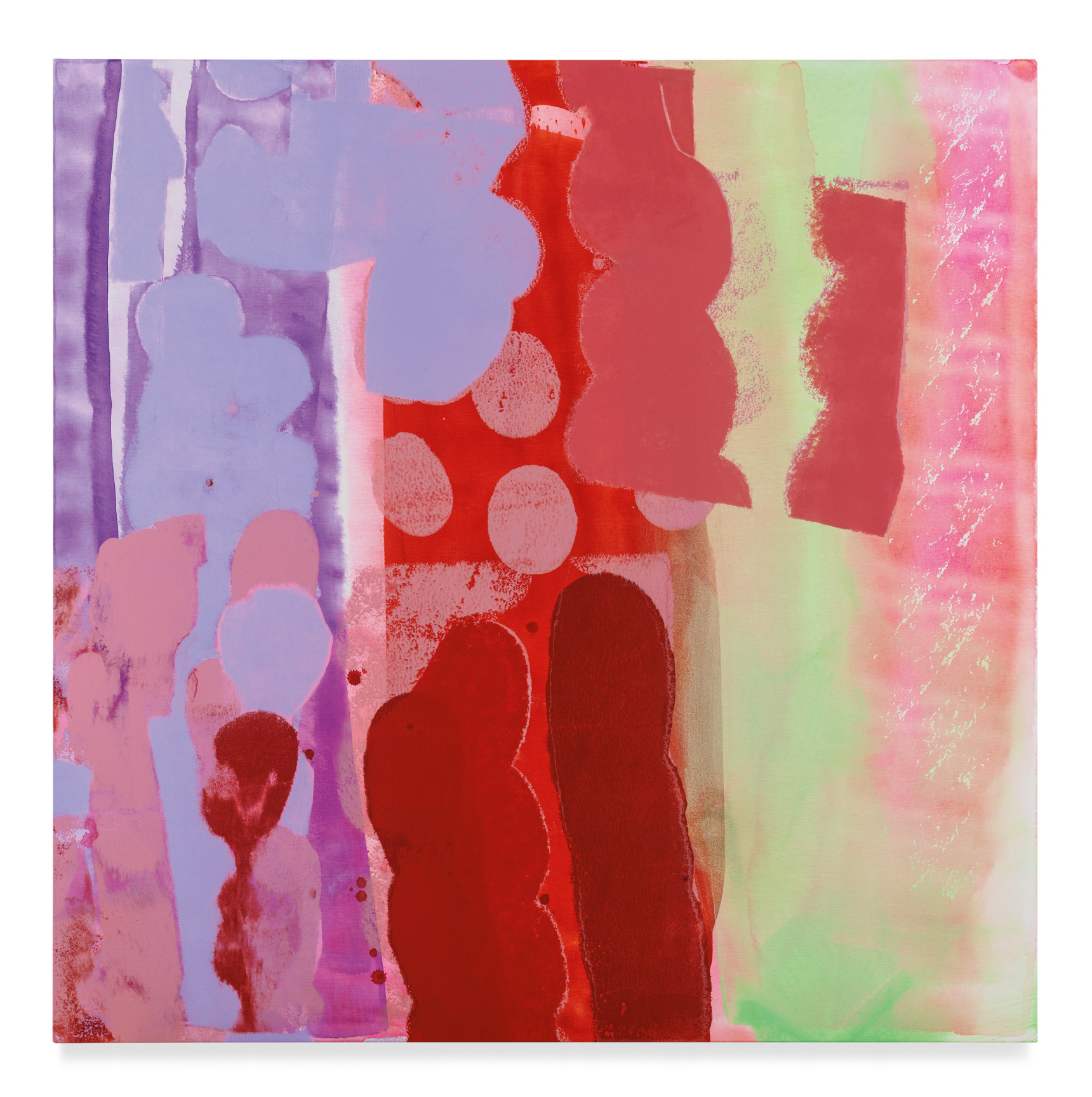 Untitled (#07-22), 2022, Acrylic on mural cloth, 52 x 52 inches, 132.1 x 132.1 cm, MMG#35133