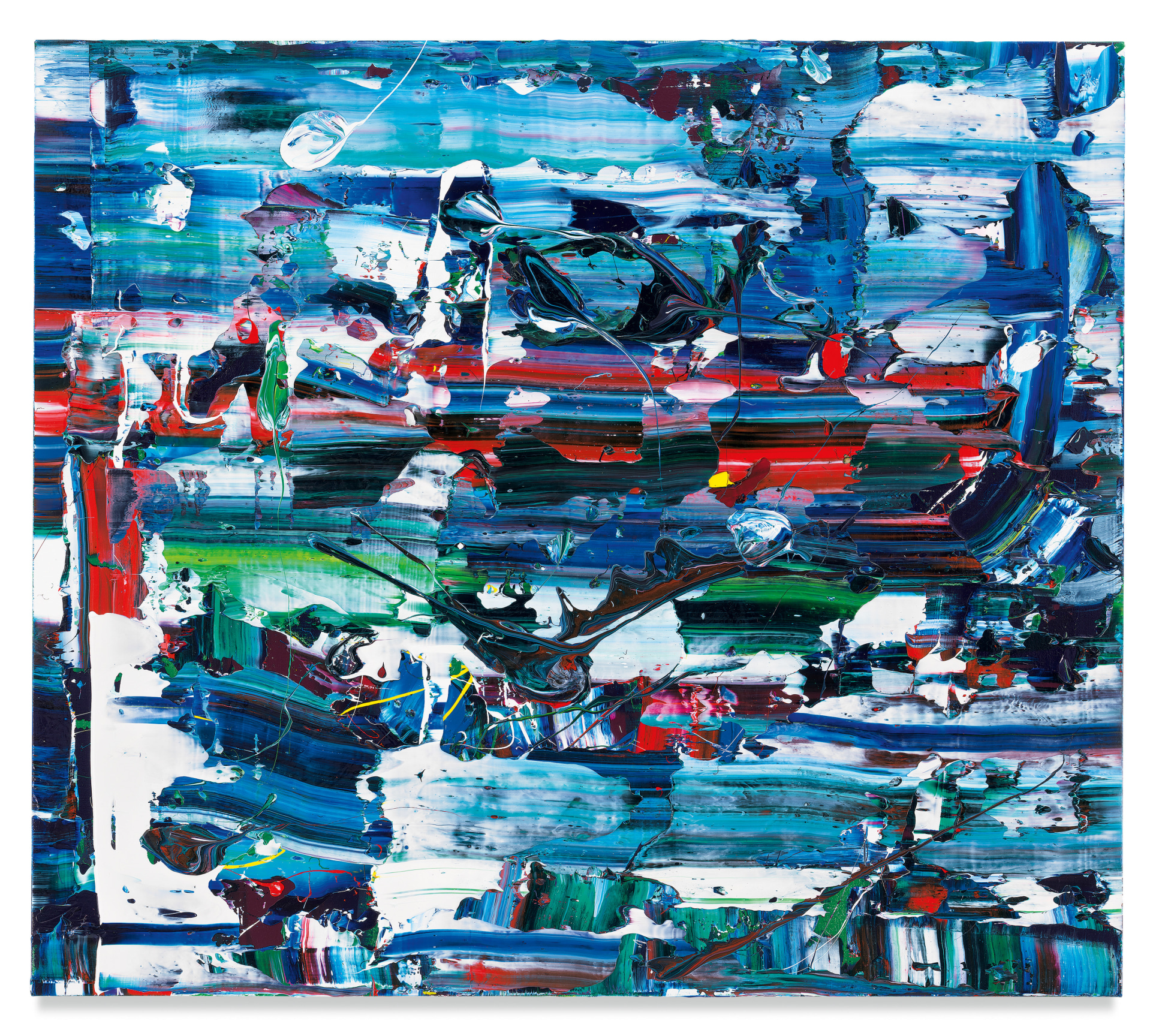 Michael Reafsnyder, Flow Made, 2019, Acrylic on linen