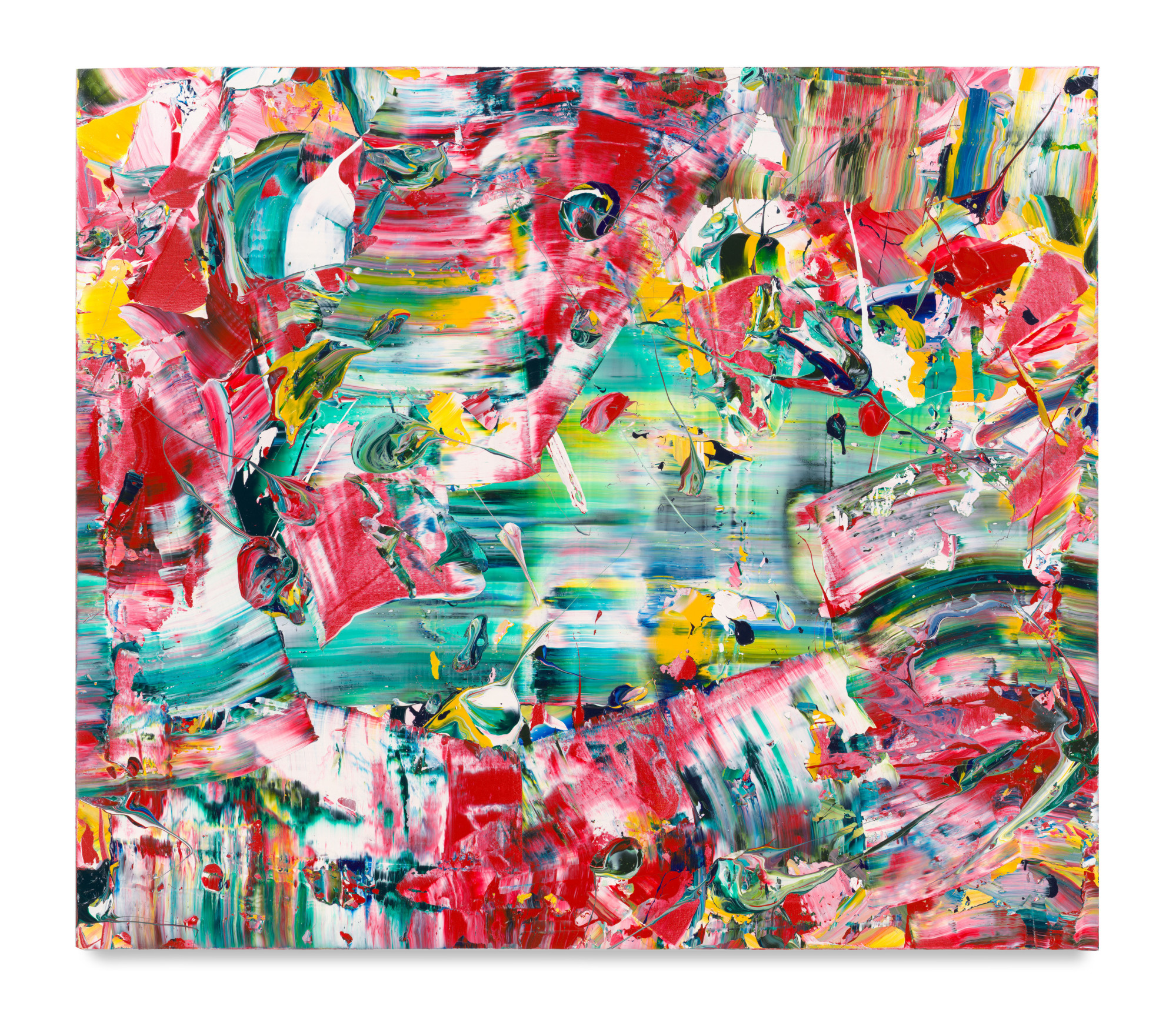 Firecracker, 2021, Acrylic on linen, 52 x 60 inches, 132.1 x 152.4 cm, MMG#33997