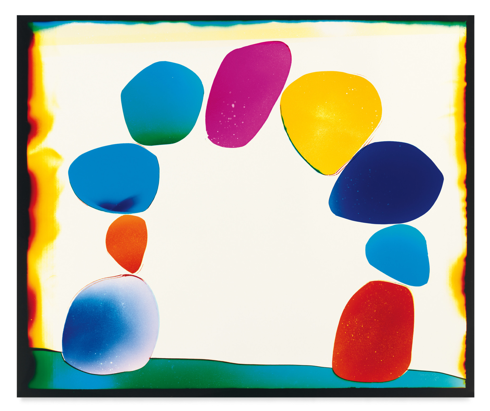 Rainbow Toro, 2022, Analog Chromogenic Photogram, on Fujiflex, Unique, 40 x 50 inches, 101.6 x 127 cm, MMG#34503