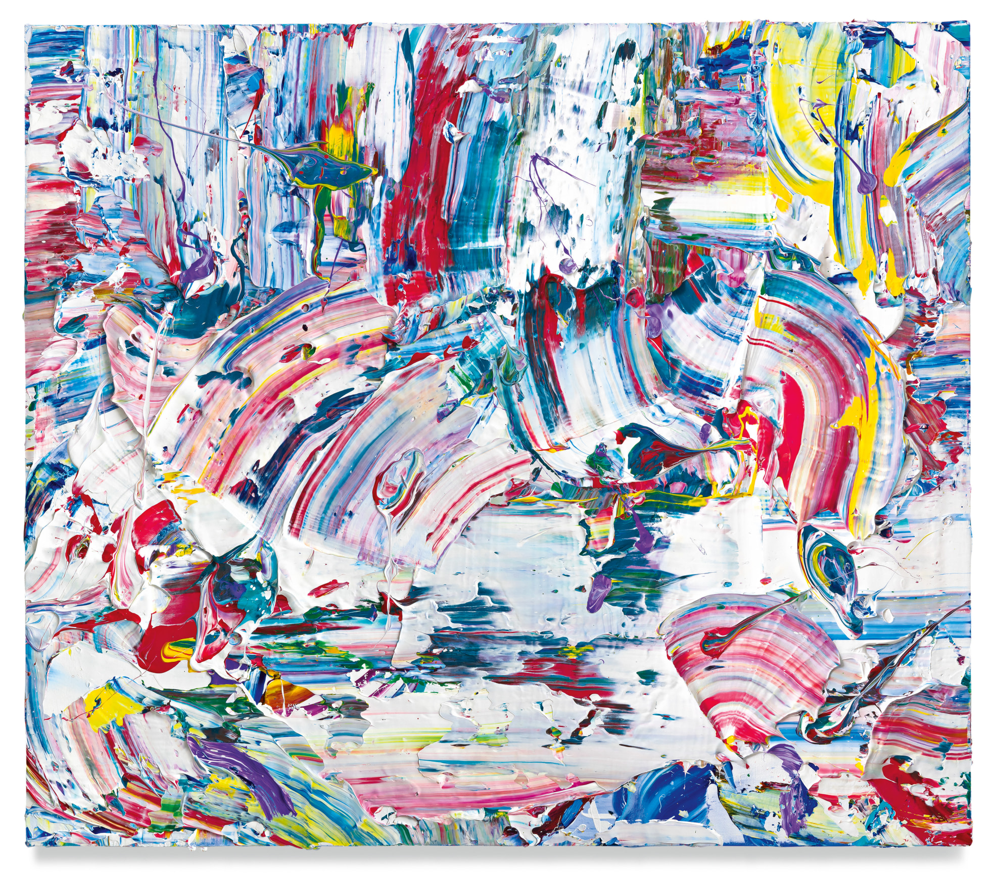 Funnel Cake, 2021, Acrylic on canvas, 40 x 46 inches, 101.6 x 116.8 cm, MMG#33683