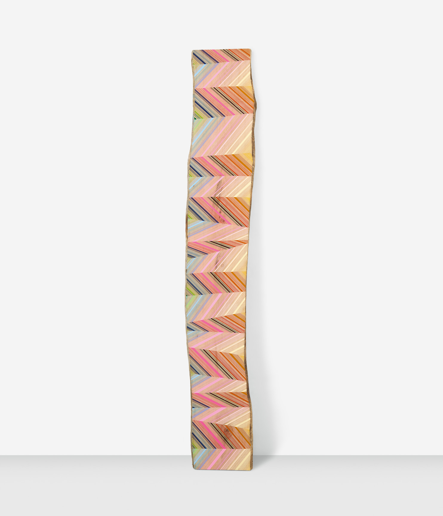 Light Way Down, 2016, Acrylic on maple, 104 1/2 x 16 x 1 1/2 inches, 265.4 x 40.6 x 3.8 cm, MMG#30703