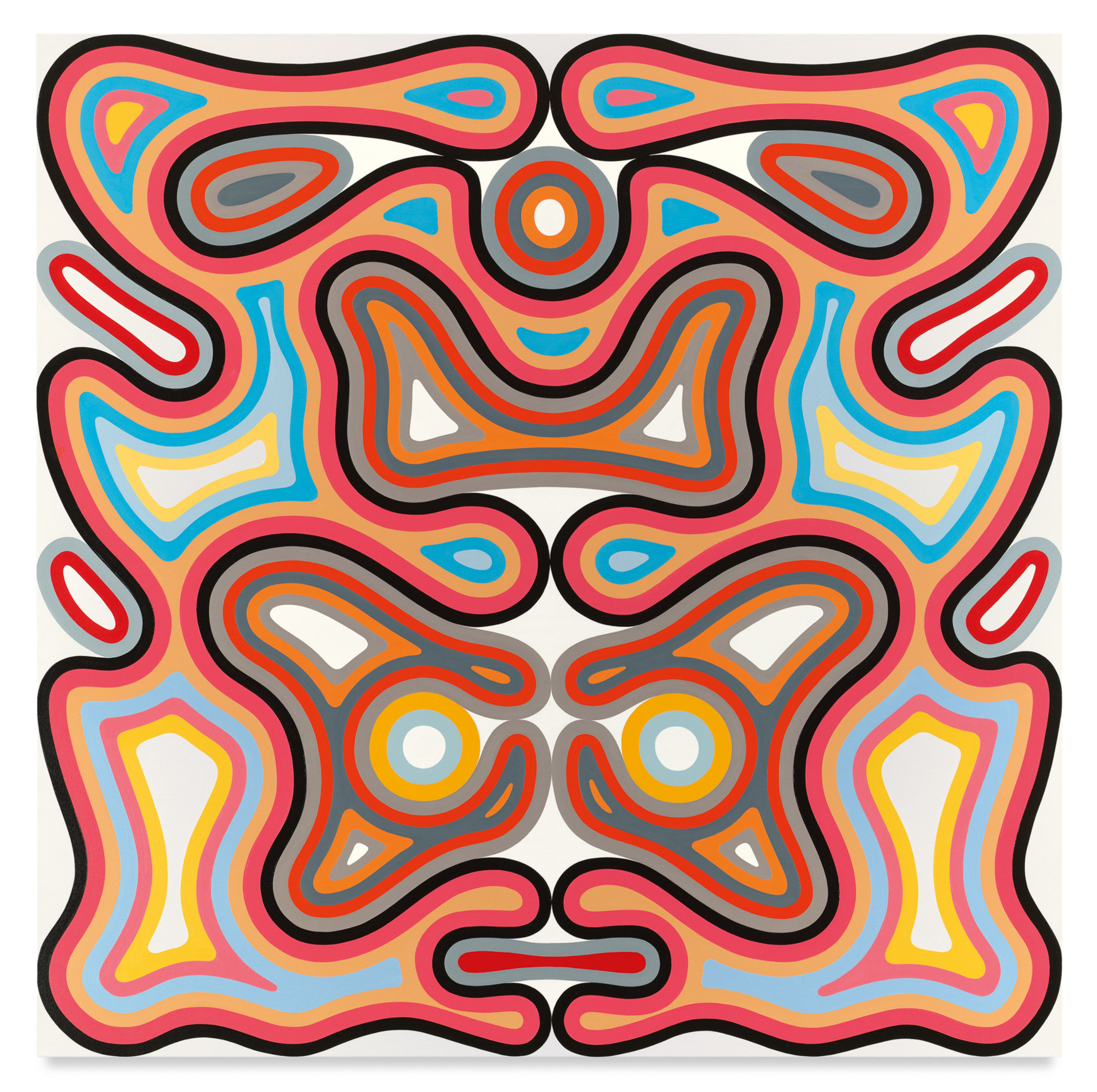 Smiling Buddha, 2021, Oil on canvas, 50 x 50 inches, 127 x 127 cm,&nbsp;MMG#34136