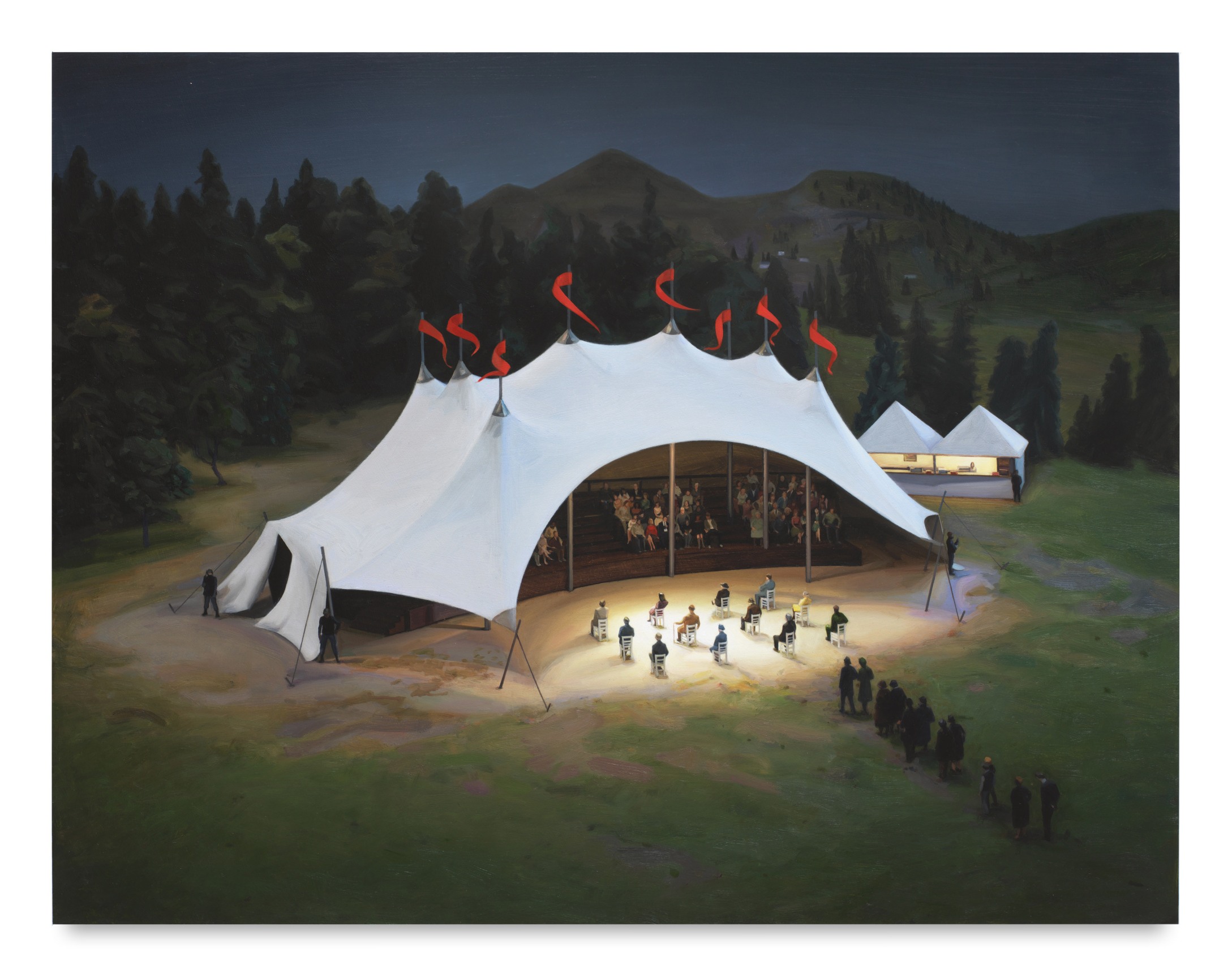 Our Town, 2019, Oil on panel, 20 x 26 inches, 50.8 x 66 cm, MMG#31220