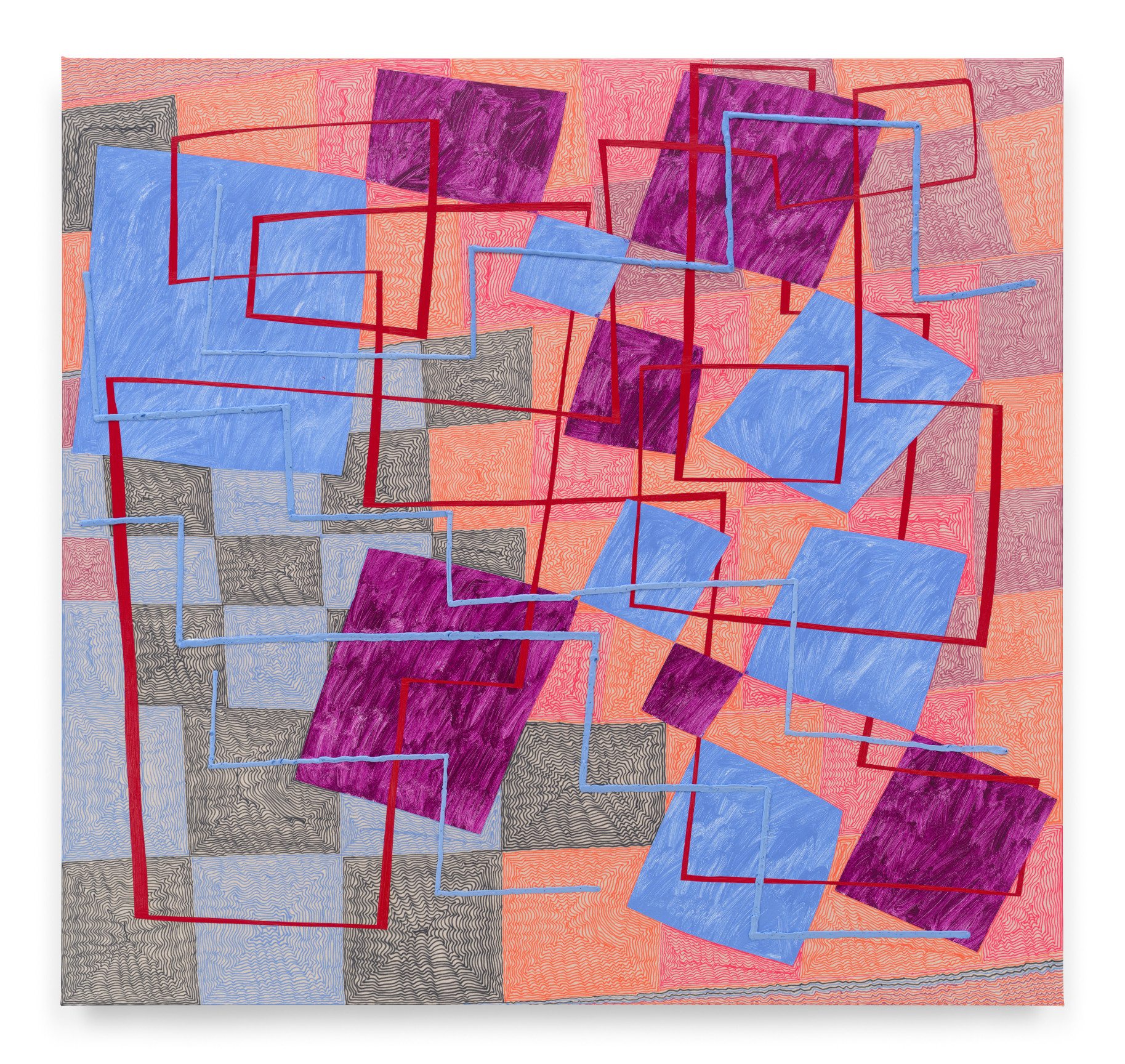 Like a Song, 2023, Acrylic and oil on canvas, 66 x 70 inches, 167.6 x 177.8 cm,&nbsp;MMG#35591