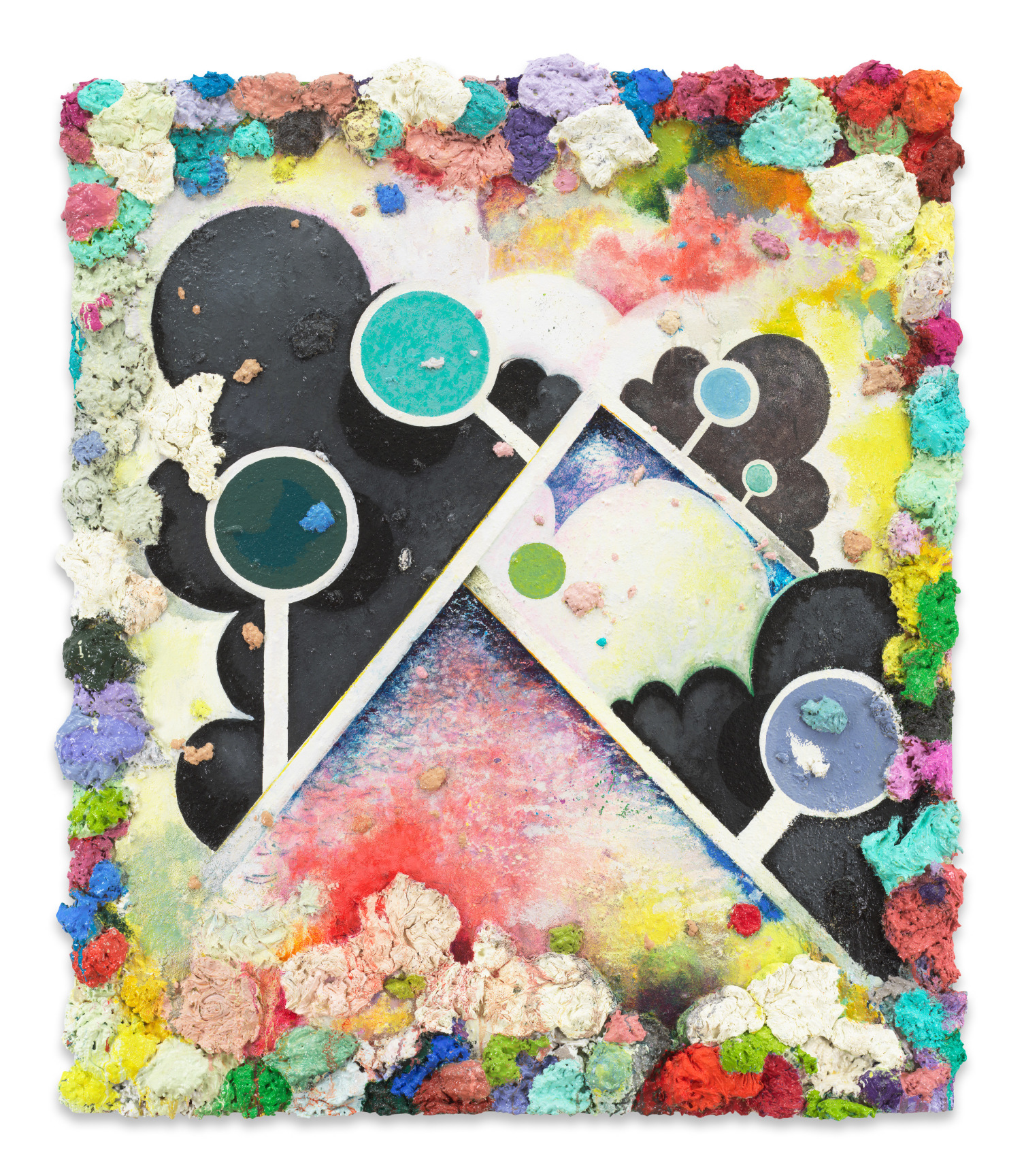 Low Memory (Strange Roads to Walk Version), 2023, Oil on panel,