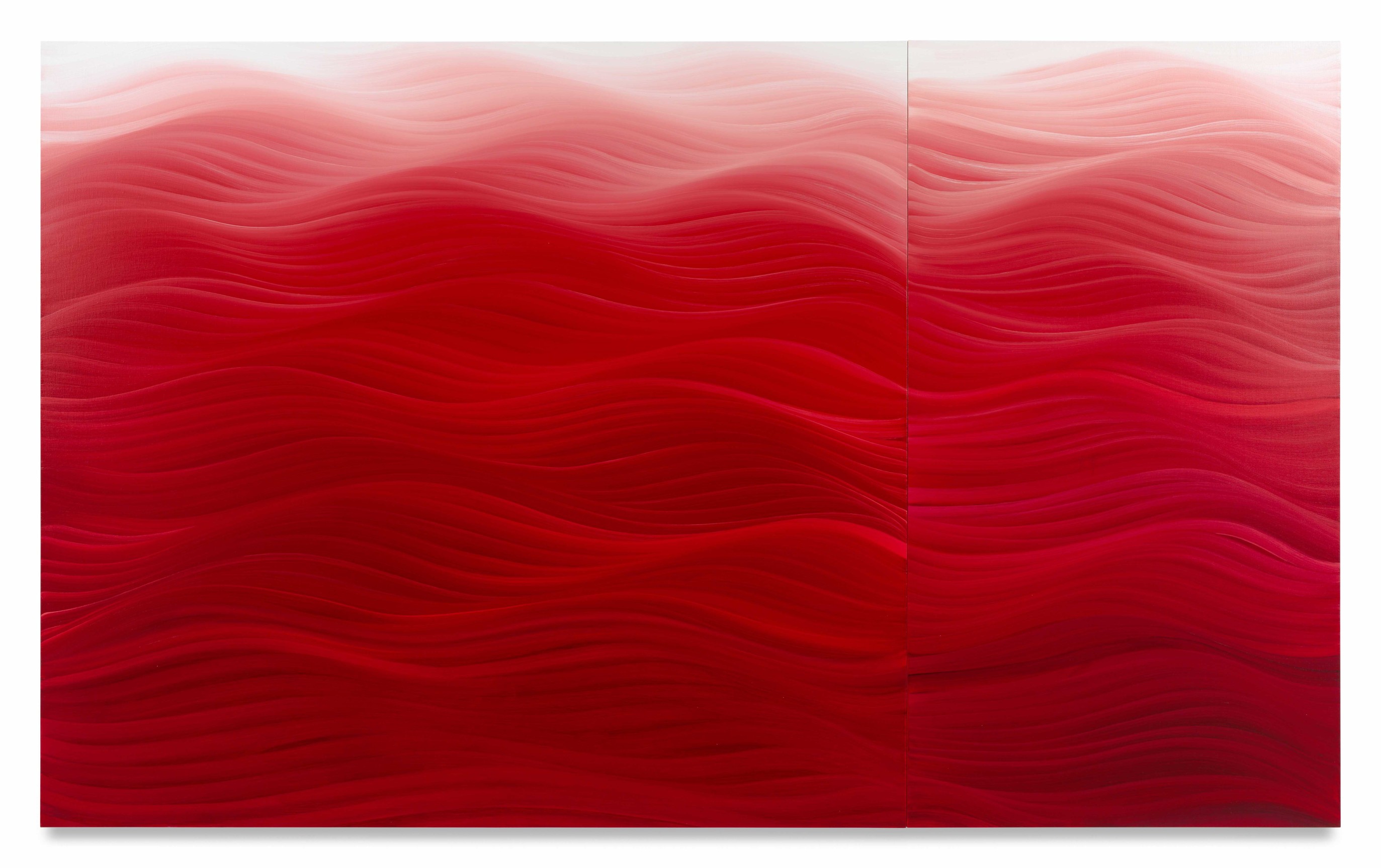 Strange Terrain no. 4, 2025, Oil on linen, 78 x 129 inches, 198.1 x 327.7 cm, MMG#38001