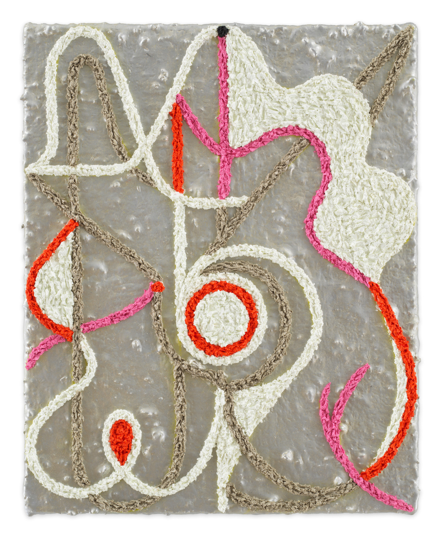 Ipheion (Greystone), 2024, Mixed media on linen, 10 1/4 x 8 1/8 inches, 26 x 20.6 cm,&nbsp;MMG#36584