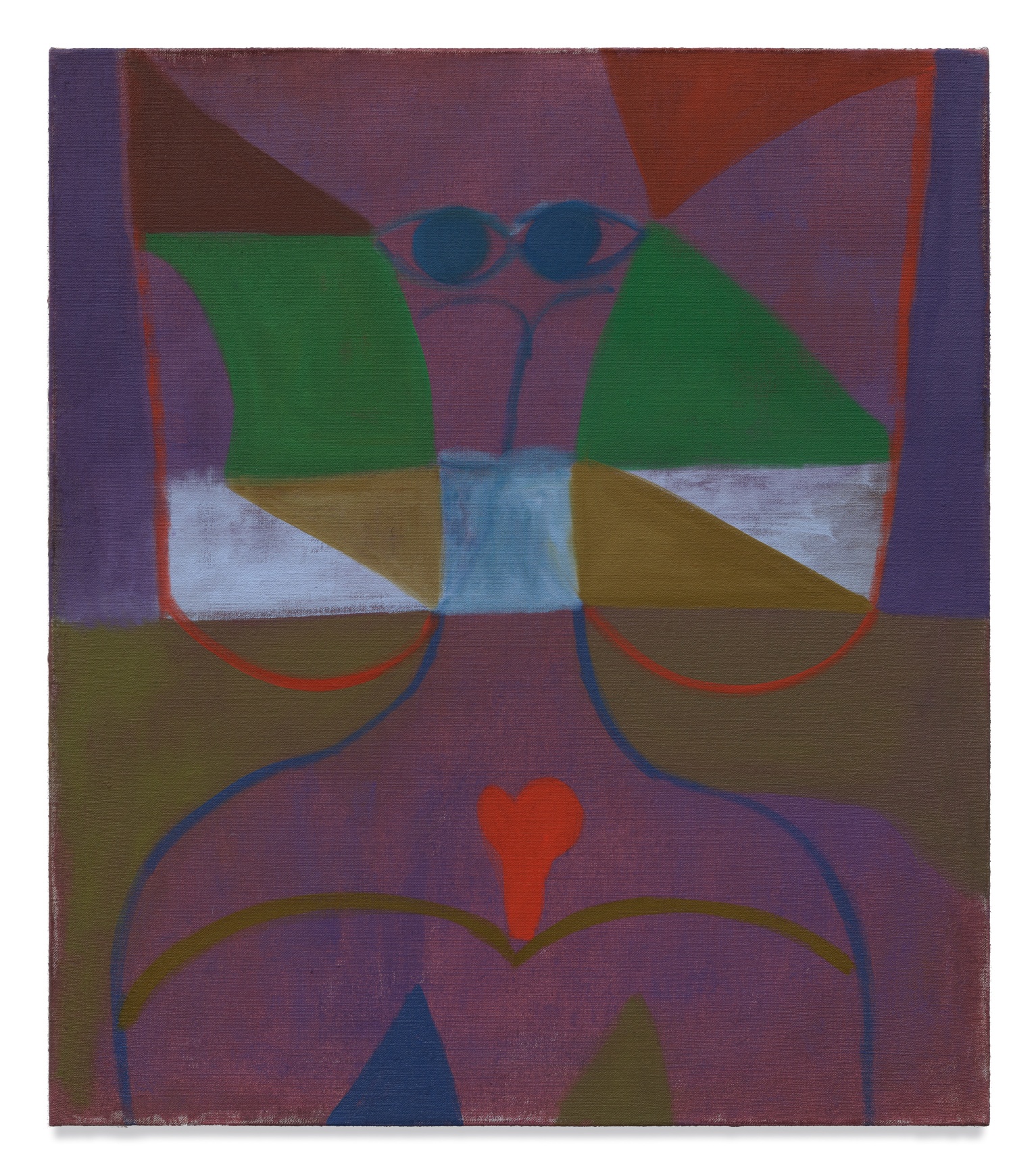 Maja Ruznic,&nbsp;Holographic Child II, 2024, Oil on linen, 23 x 20 inches, 58.4 x 50.8 cm,&nbsp;MMG#36455