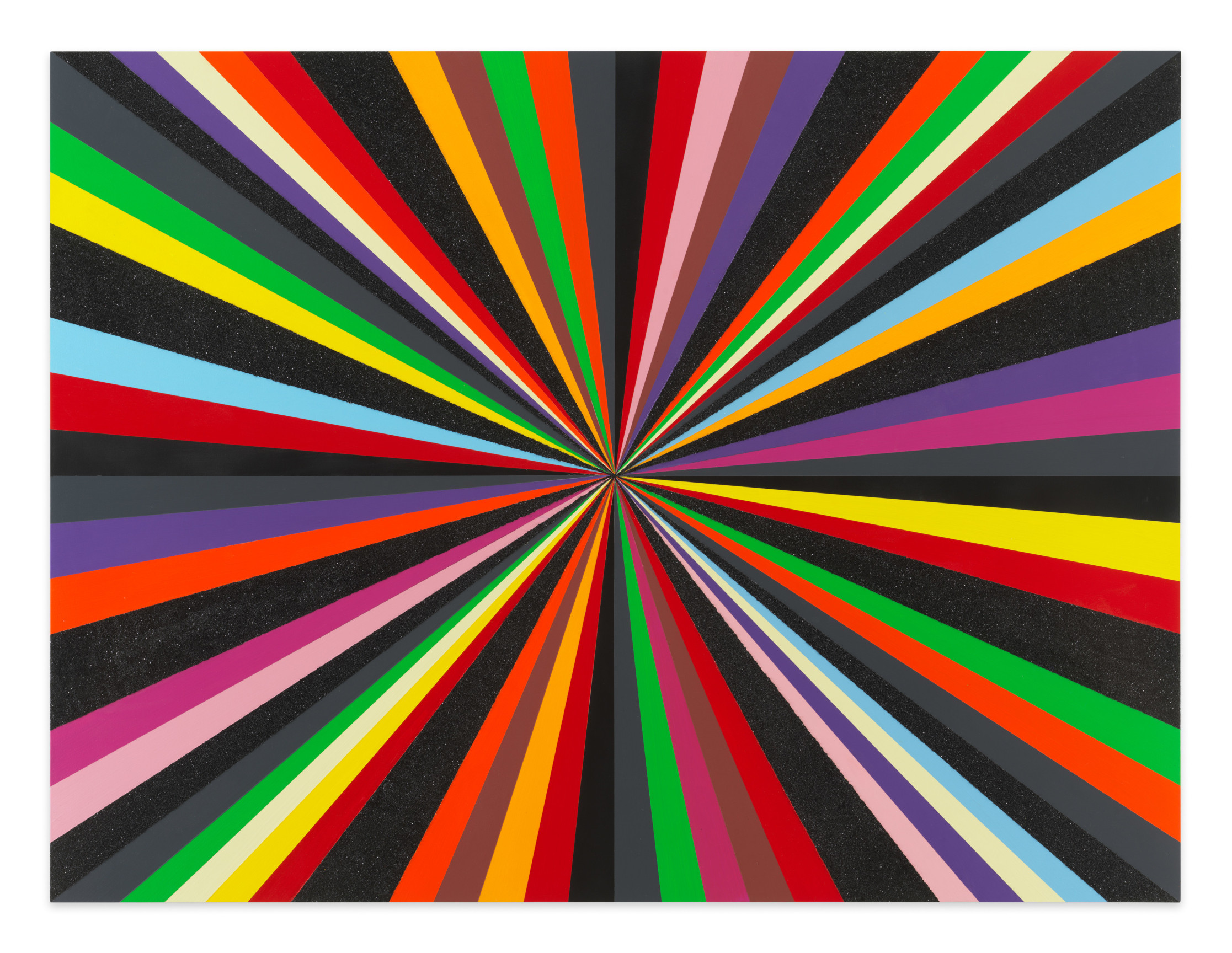 Untitled (Magic Star III), 2023, Acrylic paint and glitter on wood panel, 36 x 48 inches, 91.4 x 121.9 cm, MMG#35588