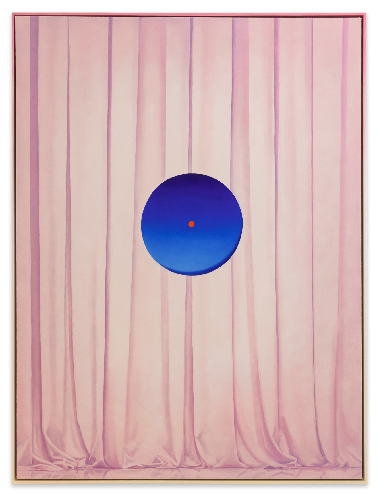 Space Between, 2024, Oil on linen in painted wood frame, 61 x 46 inches,