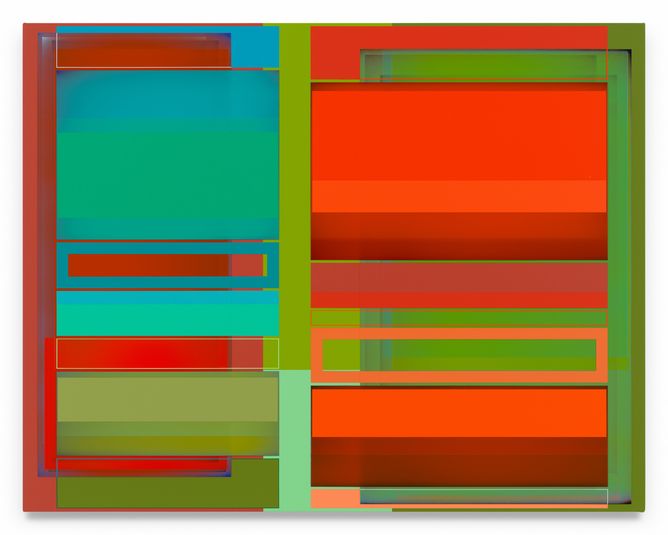 Thai Food, 2024, Acrylic on canvas over panel, 29 x 37 inches, 73.7 x 94 cm, MMG#36864