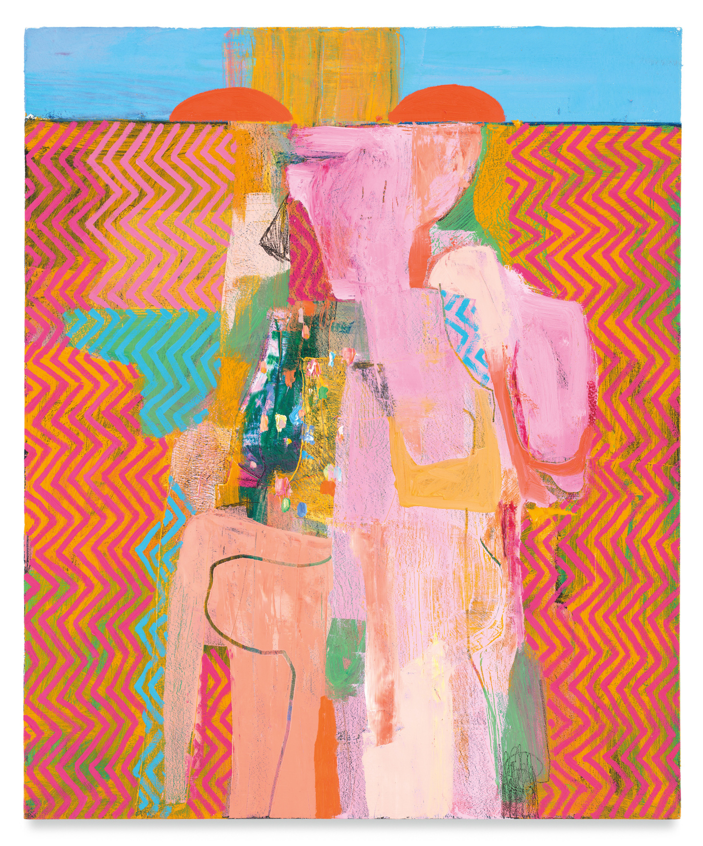 Mesa Boogie, 2022, Oil on canvas, 30 x 25 inches, 76.2 x 63.5 cm, MMG#34664