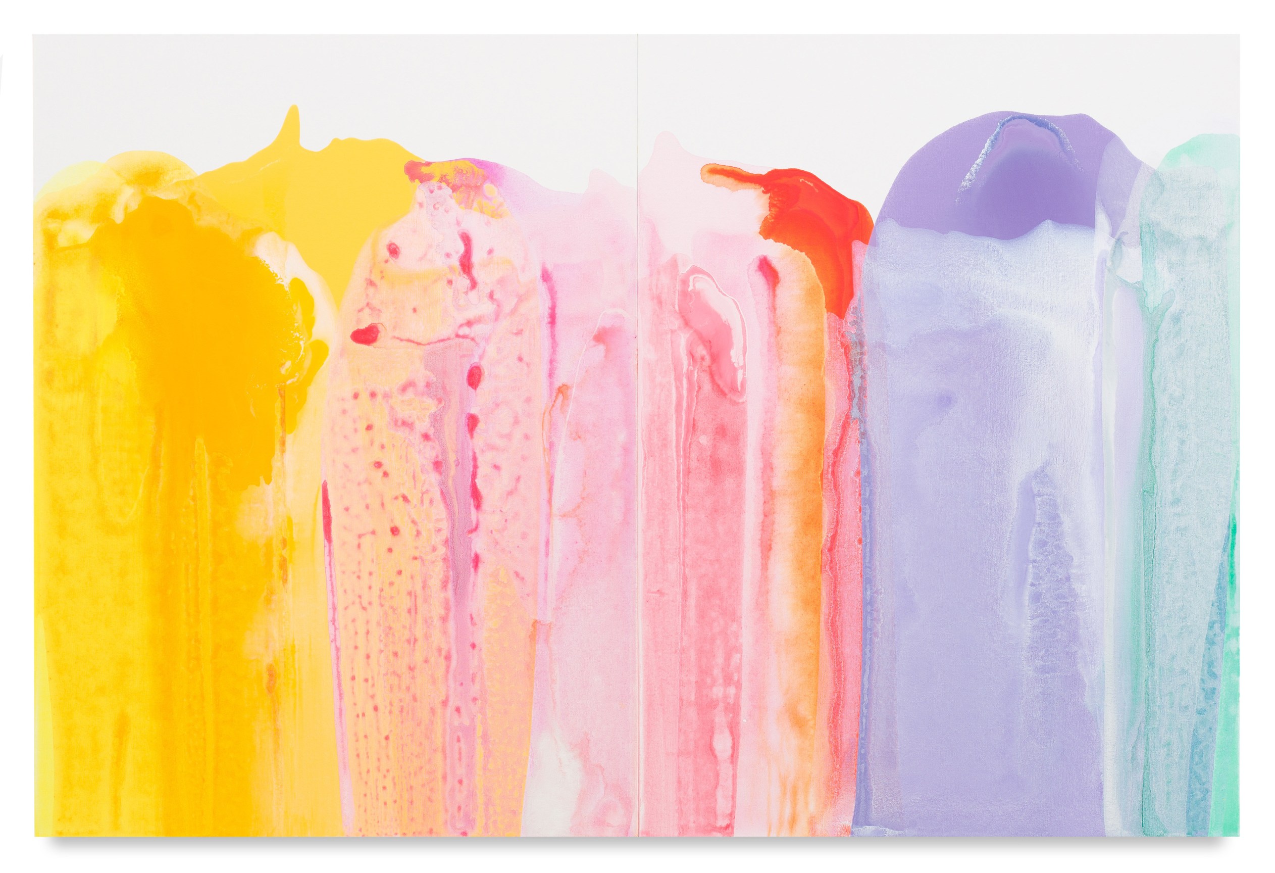 Movements (serpentine 7), 2016, Acrylic on linen, 40 x 60 inches, 101.6 x 152.4 cm, MMG#28235