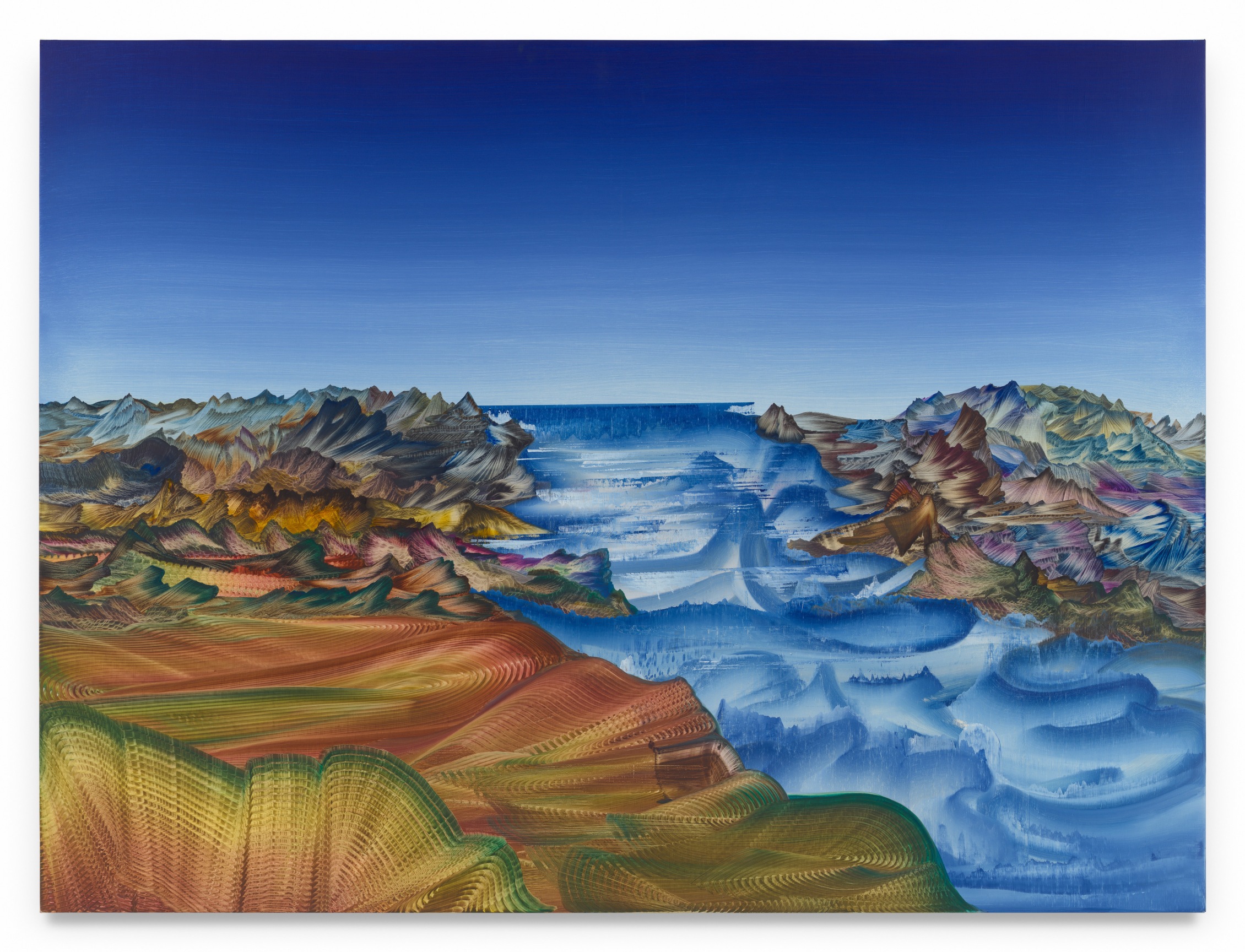 Neighbors, 2023, Oil on linen, 48 x 64 inches, 121.9 x 162.6 cm,&nbsp;MMG#36844