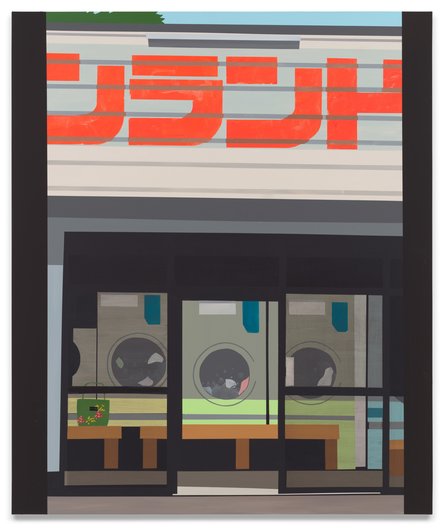 Coin Laundry, 2023, Acrylic on canvas, 60 x 50 inches, 152.4 x 127 cm,&nbsp;MMG#36398