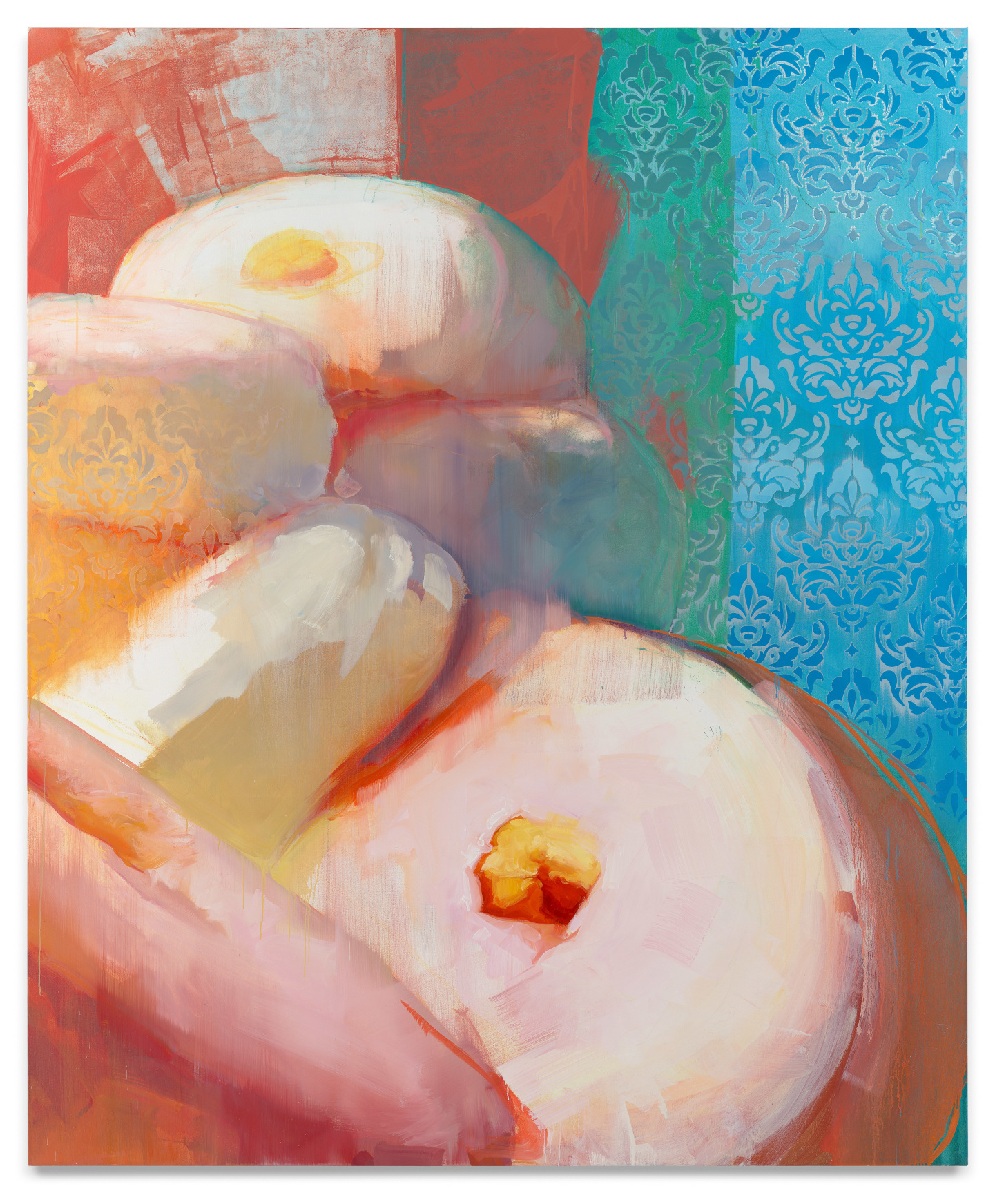 Nude Descending, 2023, Oil on canvas, 92 x 76 inches, 233.7 x 193 cm,&nbsp;MMG#35873