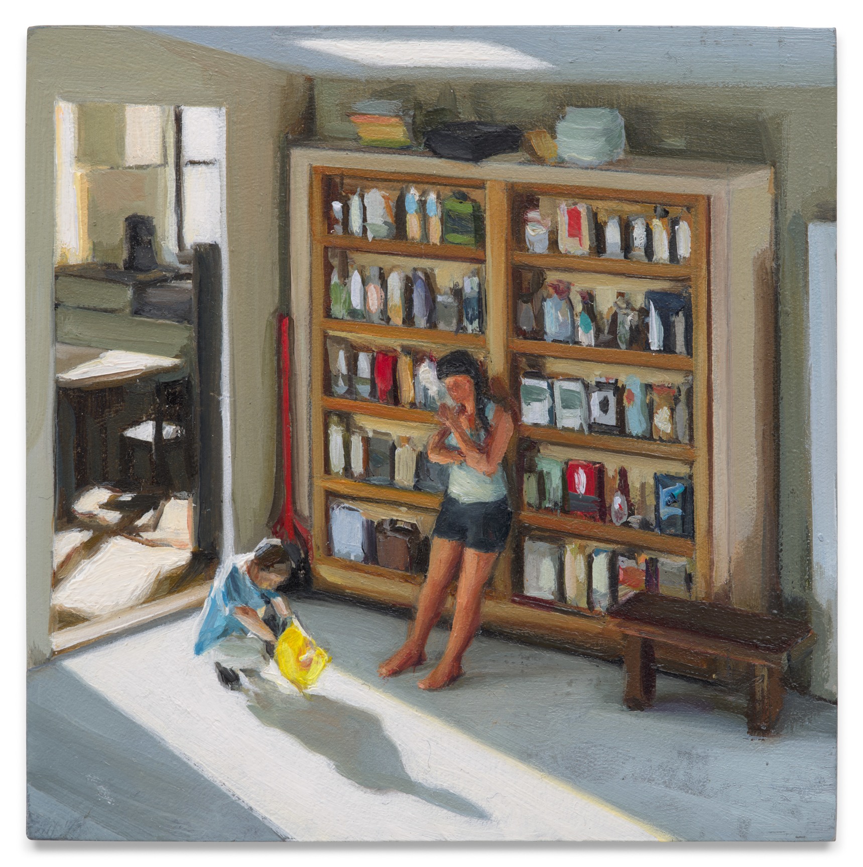 Snacks, 2023, Oil on panel, 3 1/2 x 3 1/2 inches, 8.9 x 8.9 cm,&nbsp;MMG#36320