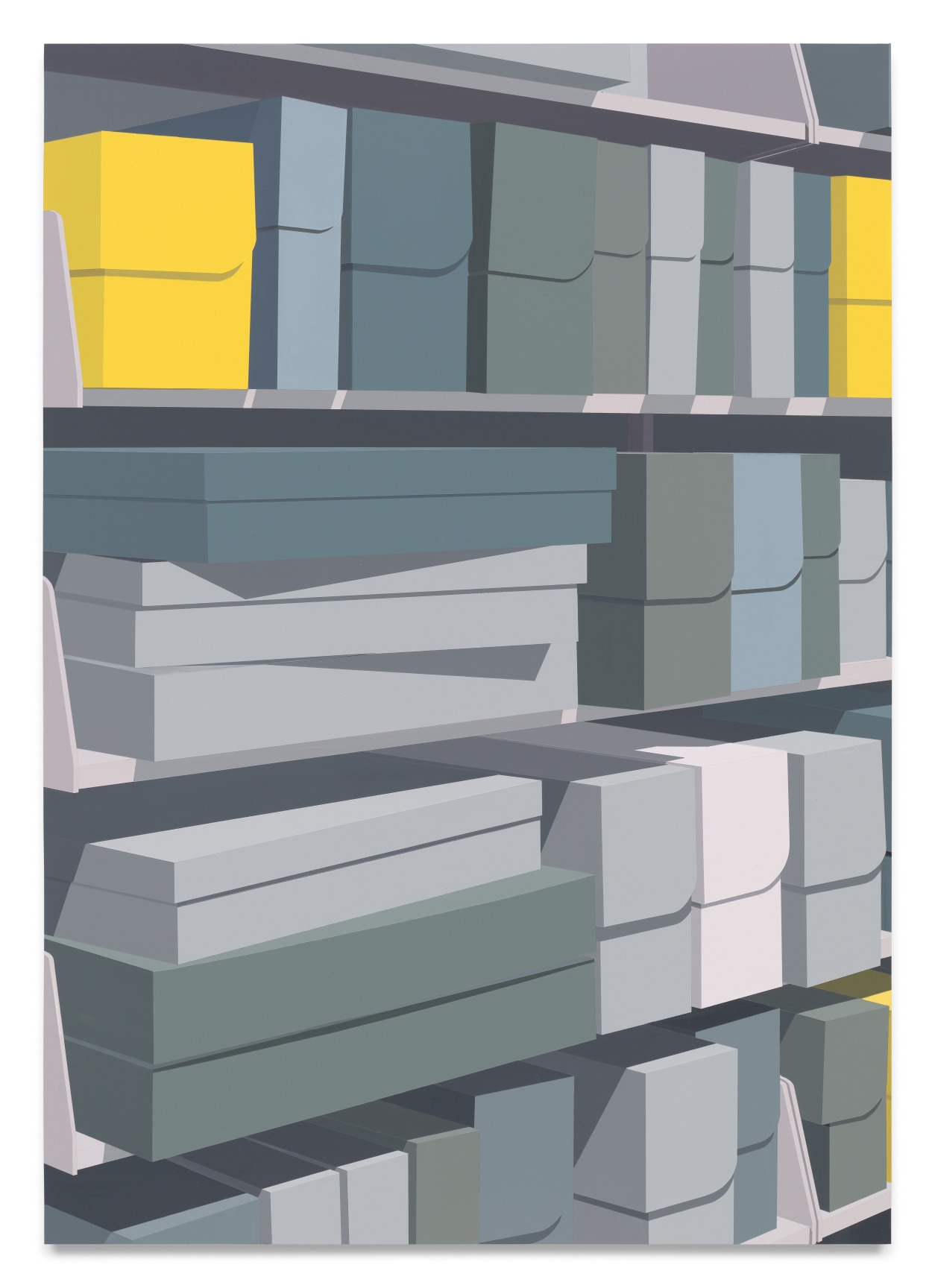 Archive (For Hannah Arendt), 2023, Acrylic on dibond,