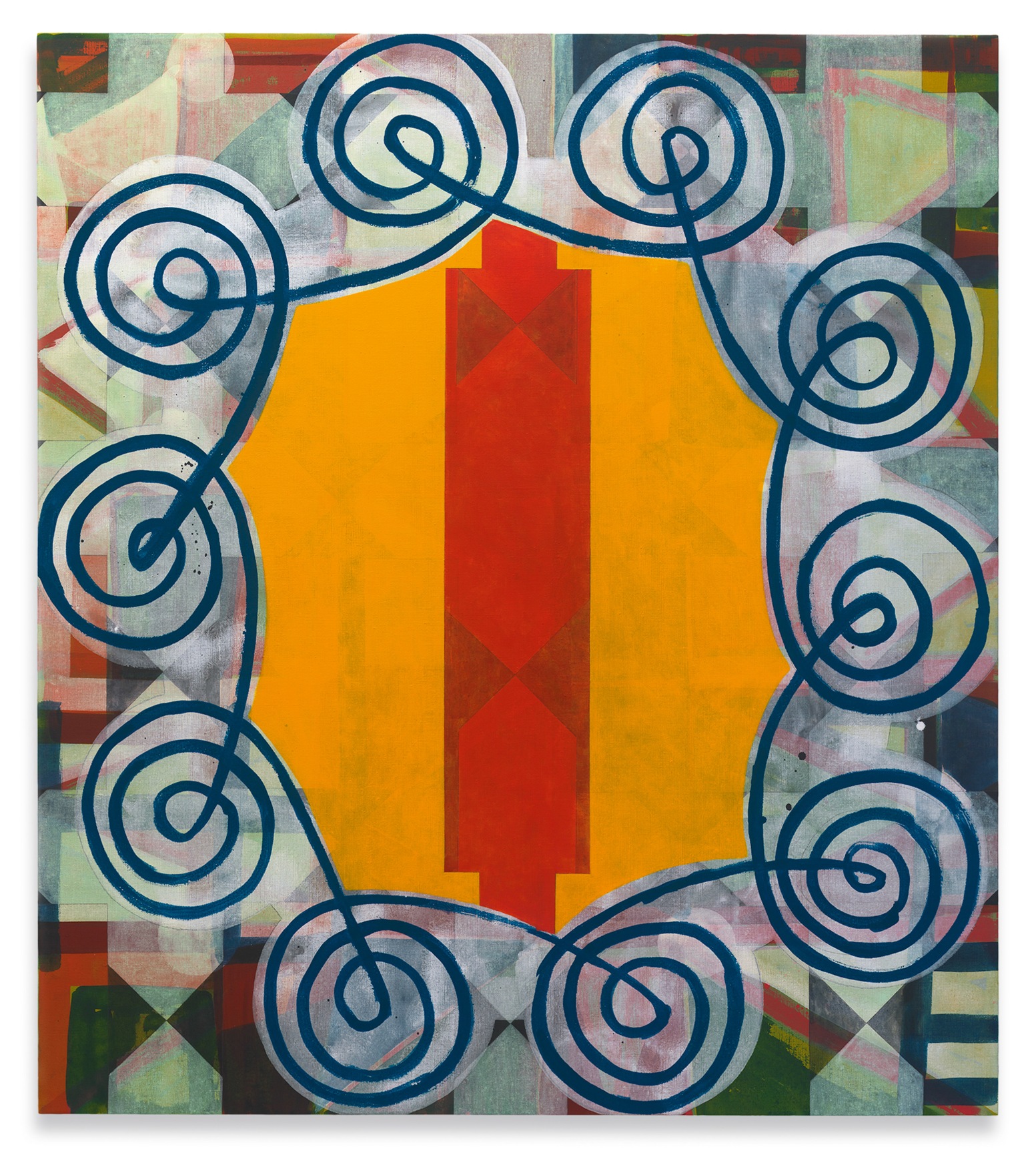 untitled #1161, 2020, Acrylic paint on linen over panel, 54 x 48 inches, 137.2 x 121.9 cm, MMG#33521