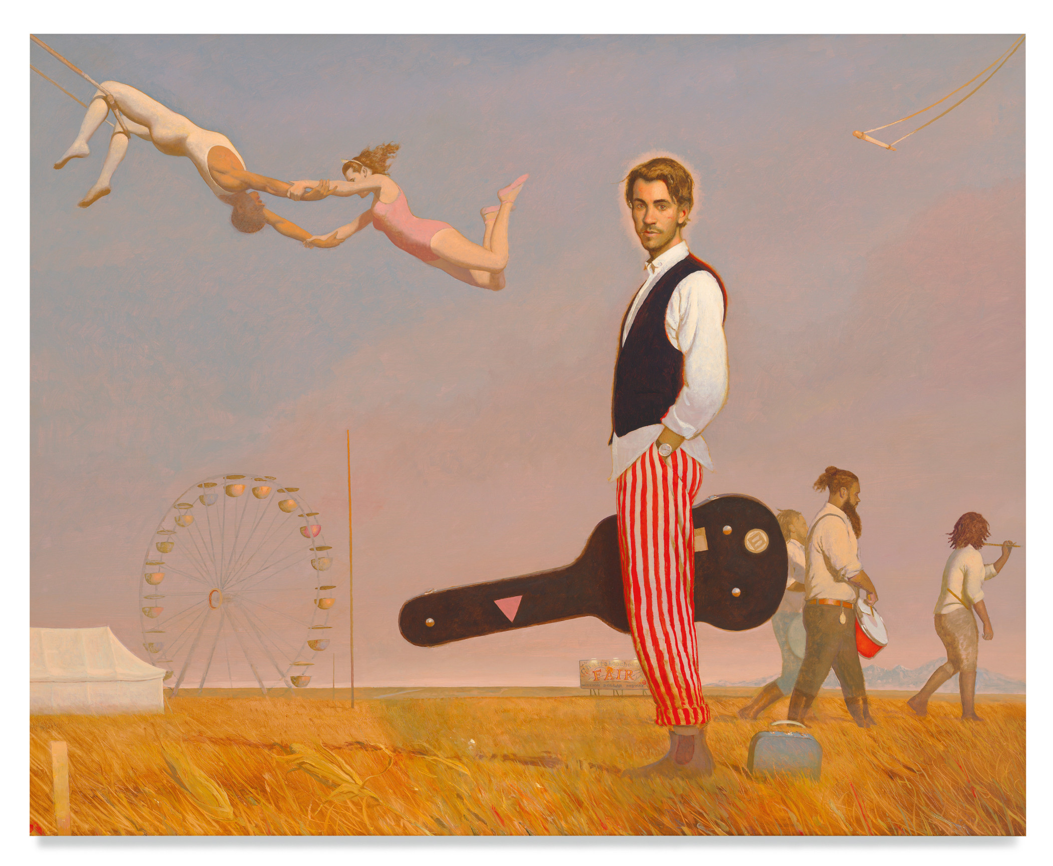 The Wayfarer, 2022, Oil on linen, 80 x 100 inches, 203.2 x 254 cm, MMG#34536